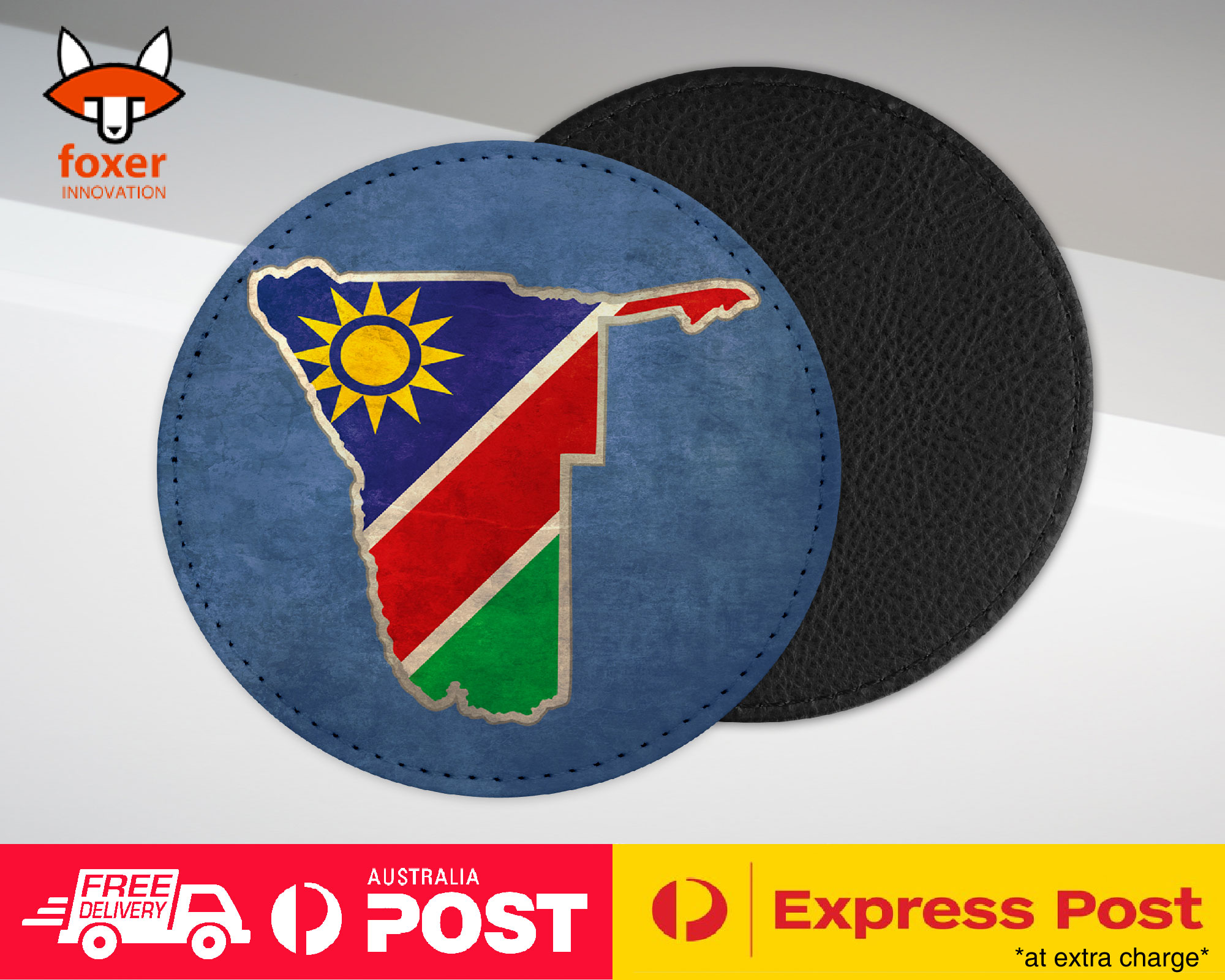 COASTER COFFEE DRINKING MAT|NAMIBIA NATIONAL COUNTRY FLAG