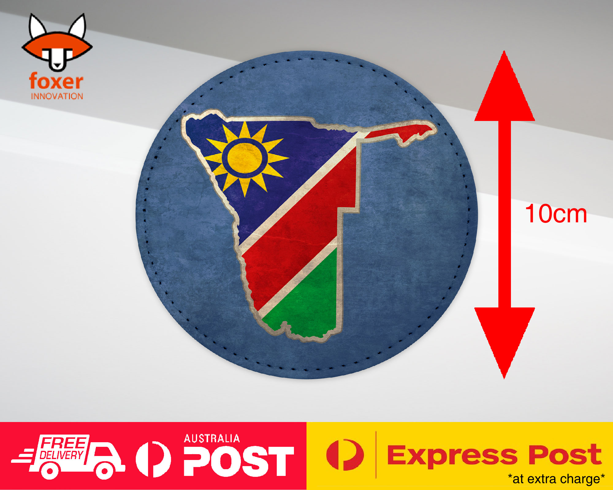 COASTER COFFEE DRINKING MAT|NAMIBIA NATIONAL COUNTRY FLAG