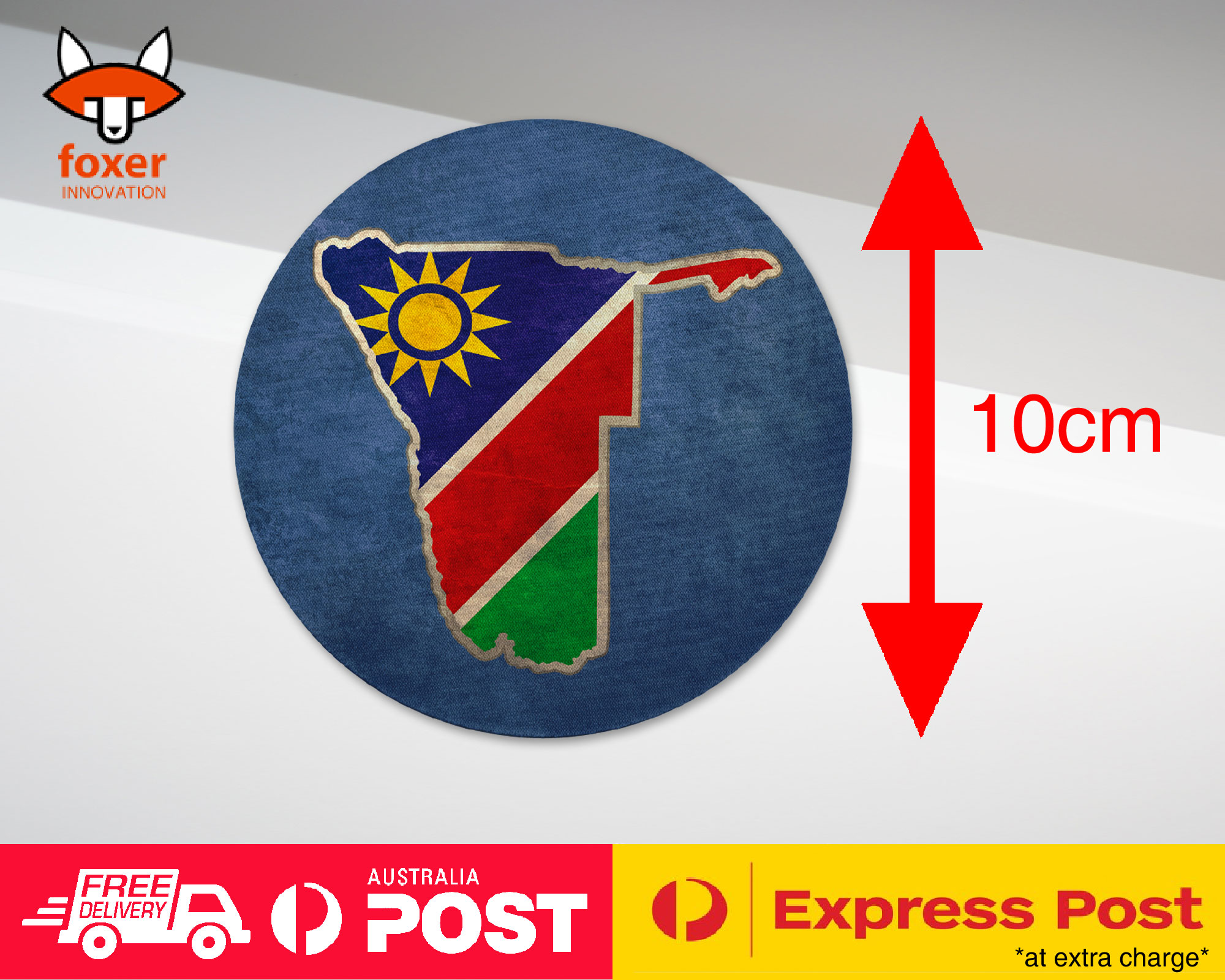 COASTER COFFEE DRINKING MAT|NAMIBIA NATIONAL COUNTRY FLAG