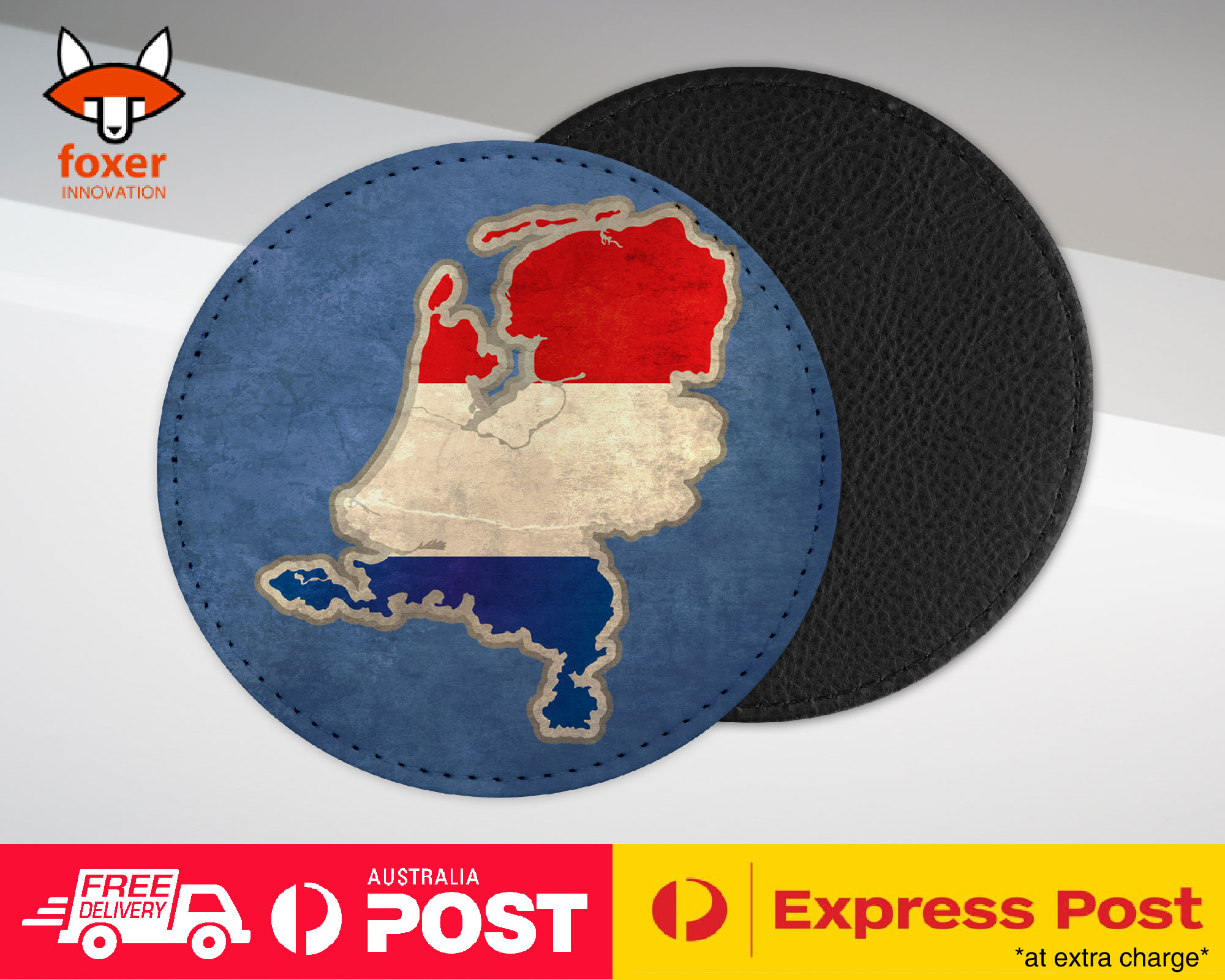 COASTER COFFEE DRINKING MAT|NETHERLANDS NATIONAL COUNTRY FLAG