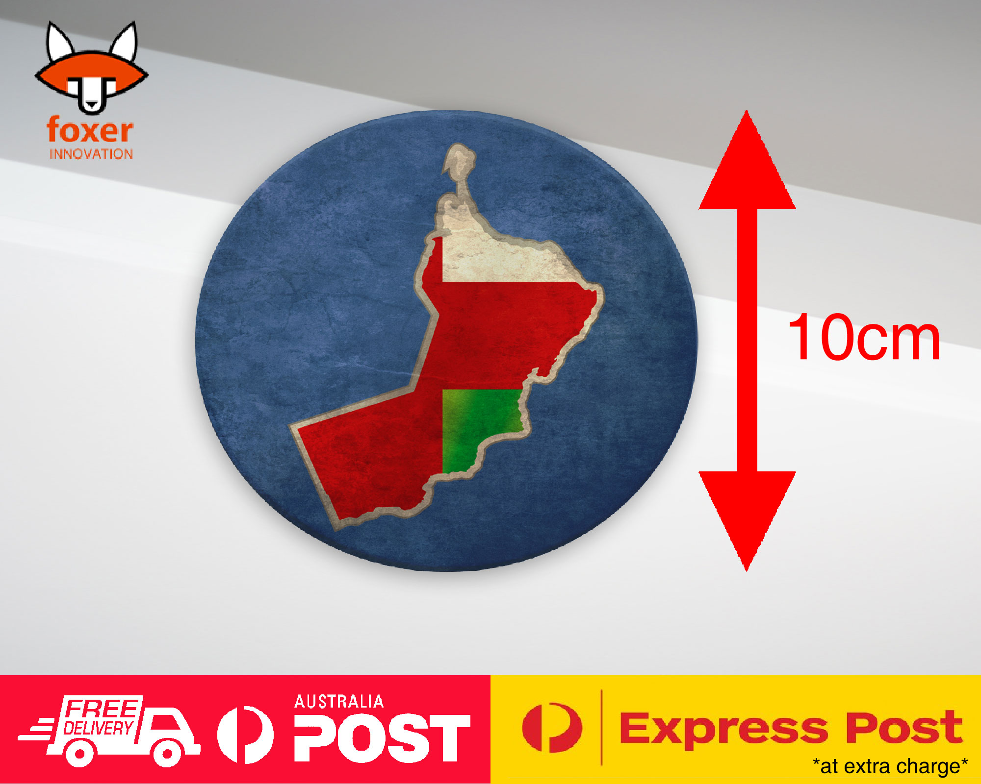 COASTER COFFEE DRINKING MAT|OMAN NATIONAL COUNTRY FLAG - Picture 11 of 21