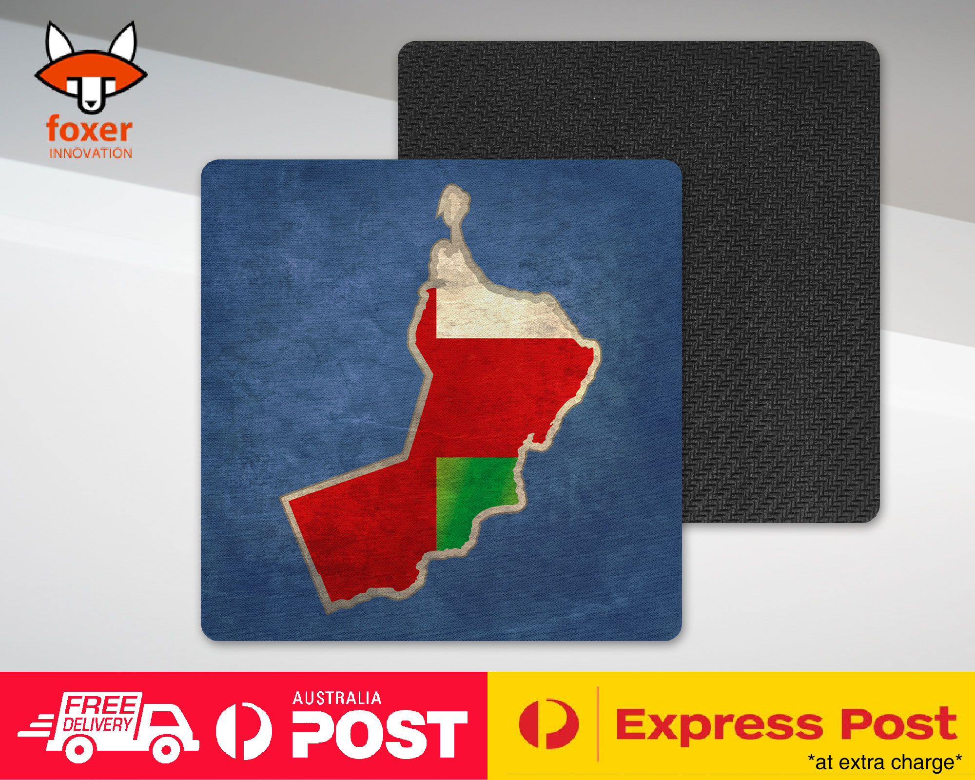 COASTER COFFEE DRINKING MAT|OMAN NATIONAL COUNTRY FLAG - Picture 12 of 21