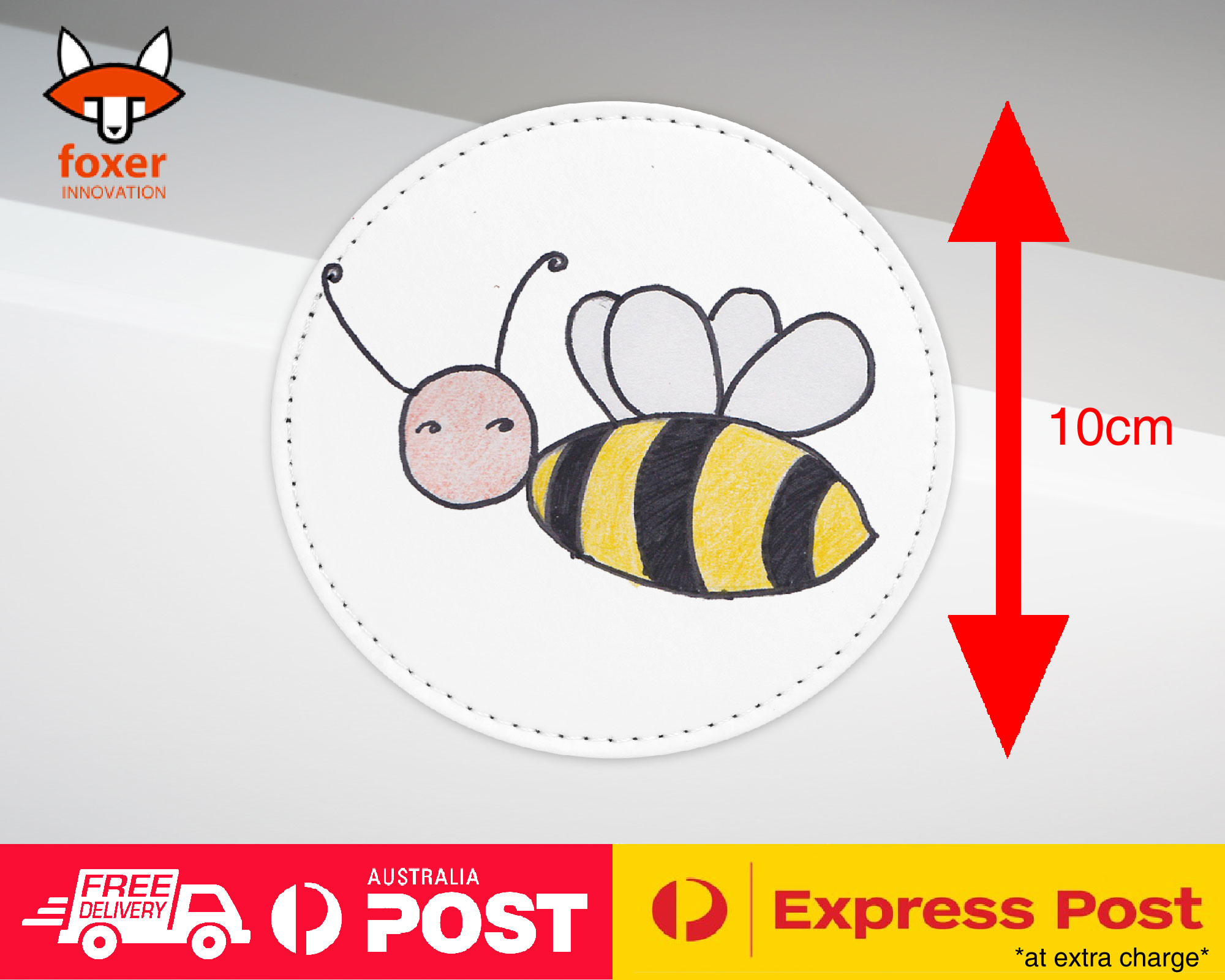 COASTER COFFEE DRINKING MAT|BUMBLE BEE SKETCH ART DRAWING