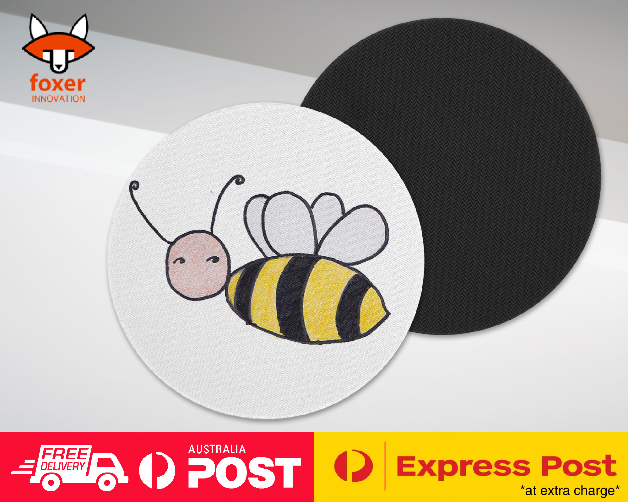 COASTER COFFEE DRINKING MAT|BUMBLE BEE SKETCH ART DRAWING
