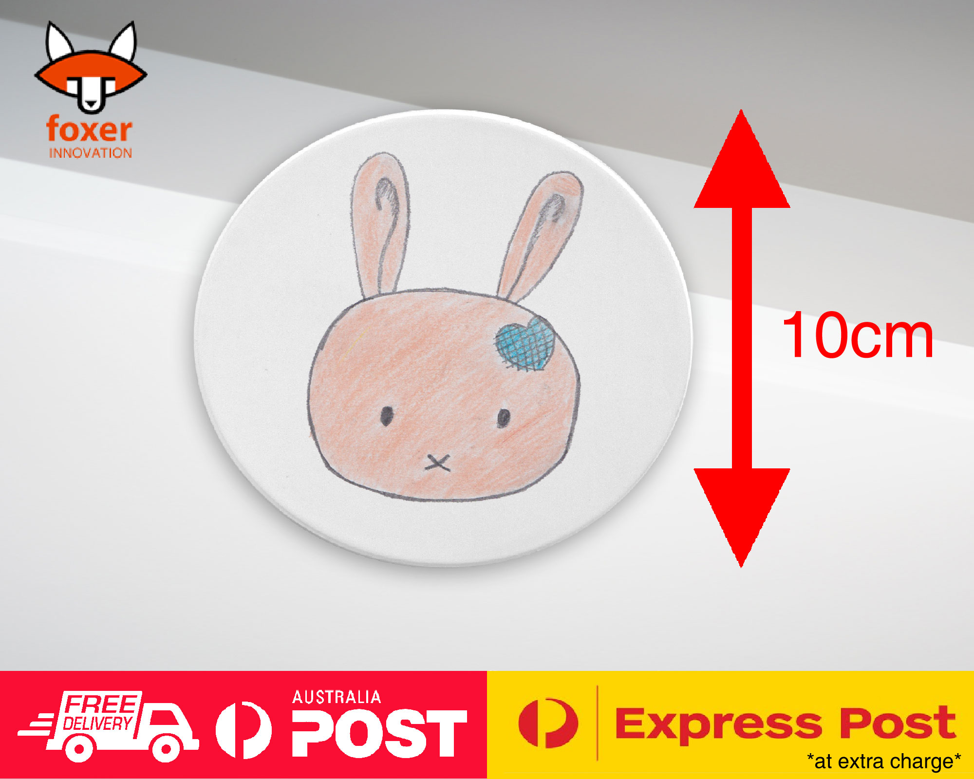 COASTER COFFEE DRINKING MAT|CUTE BUNNY SKETCH ART DRAWING