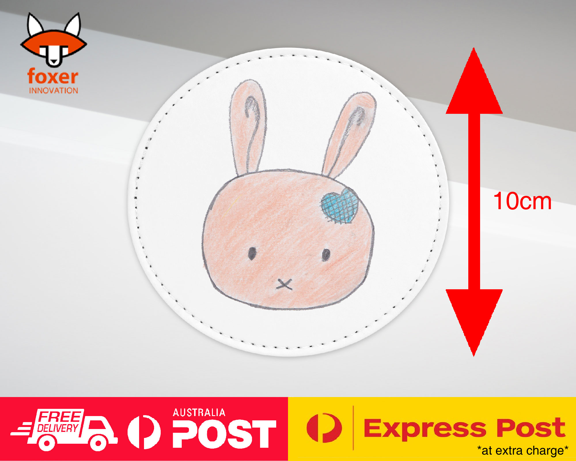 COASTER COFFEE DRINKING MAT|CUTE BUNNY SKETCH ART DRAWING