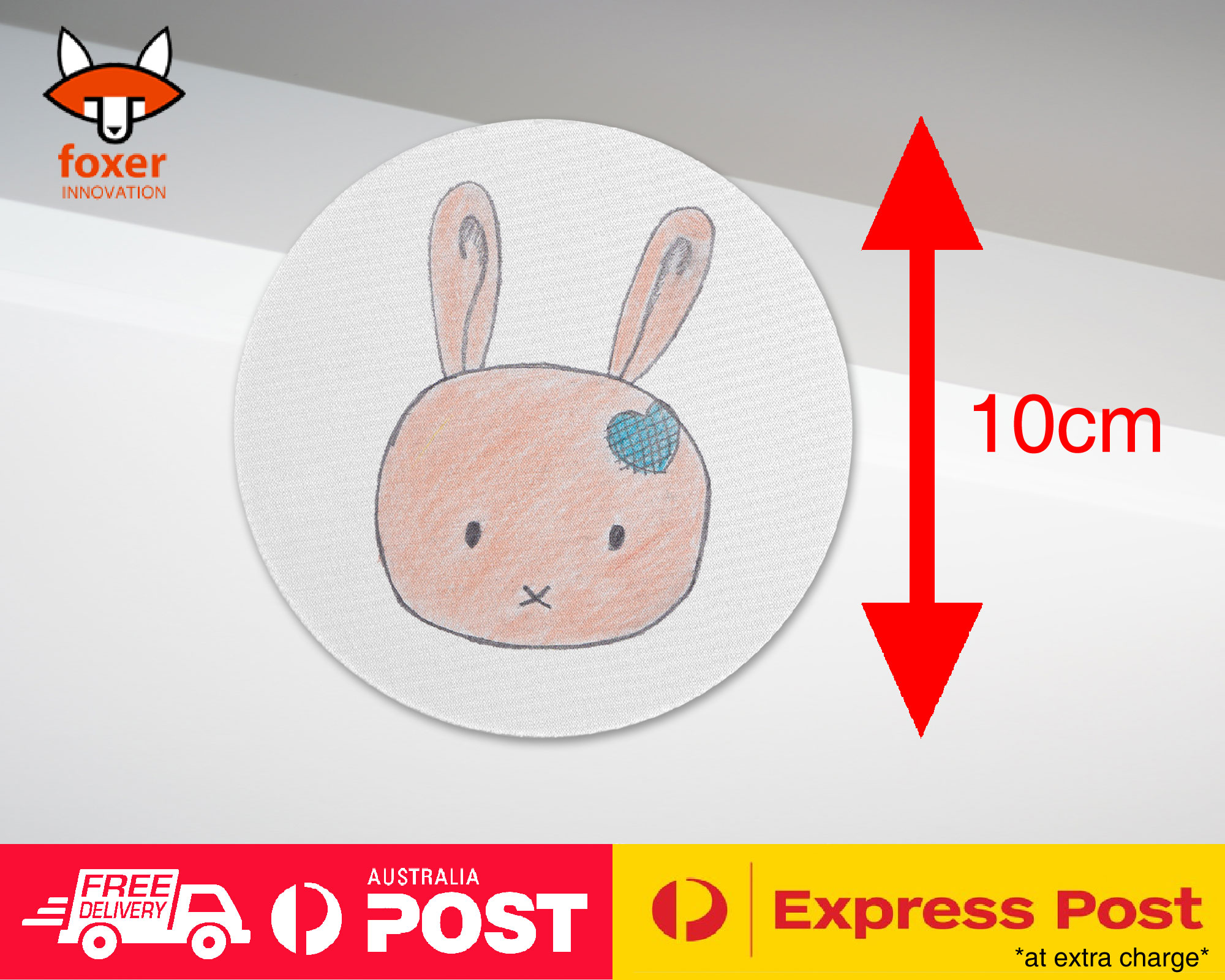 COASTER COFFEE DRINKING MAT|CUTE BUNNY SKETCH ART DRAWING