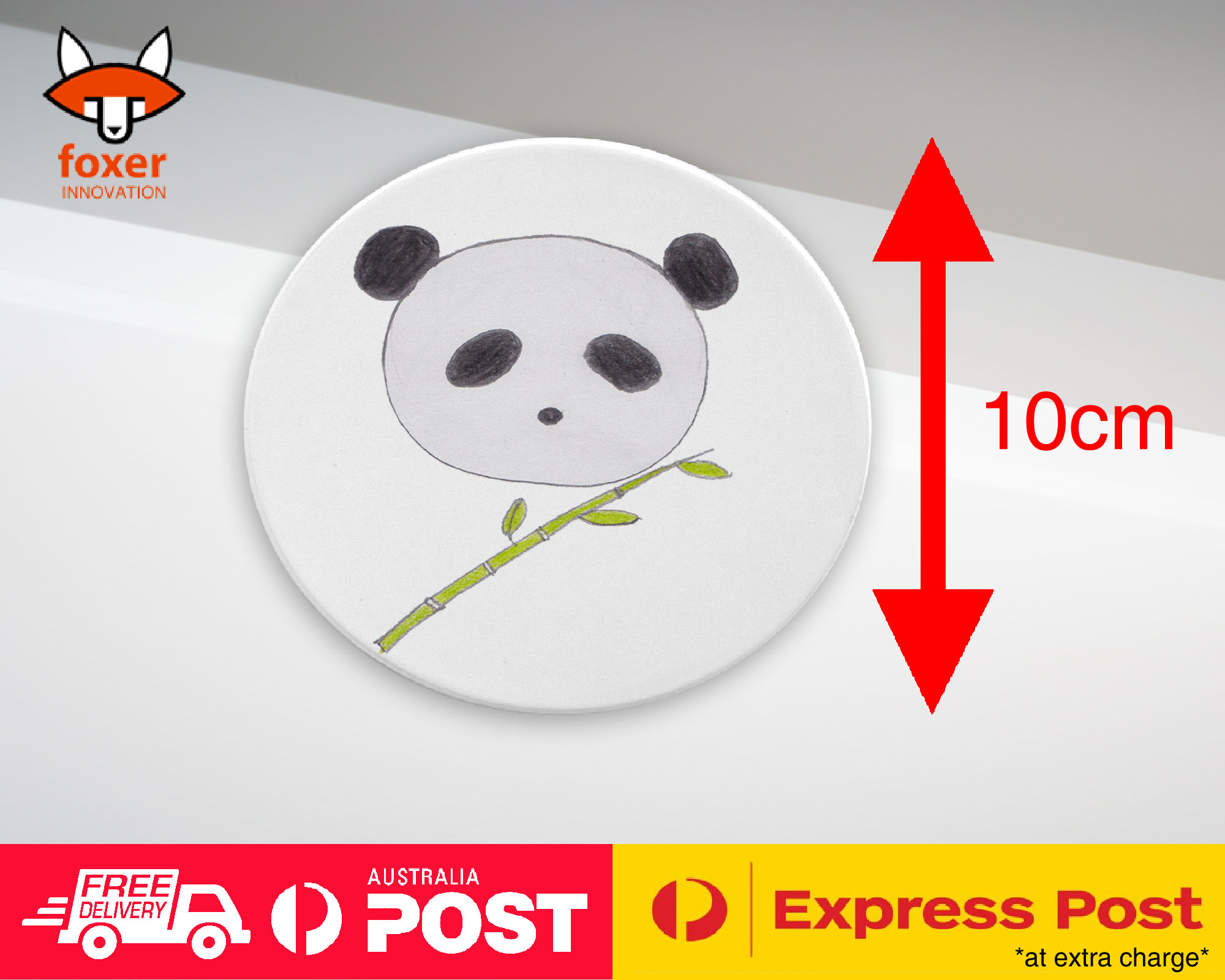 COASTER COFFEE DRINKING MAT|CUTE PANDA SKETCH ART DRAWING