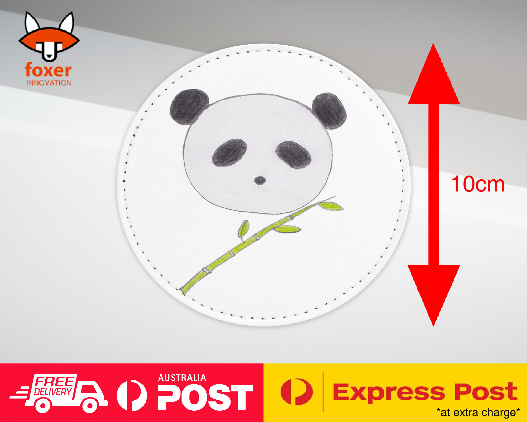 COASTER COFFEE DRINKING MAT|CUTE PANDA SKETCH ART DRAWING