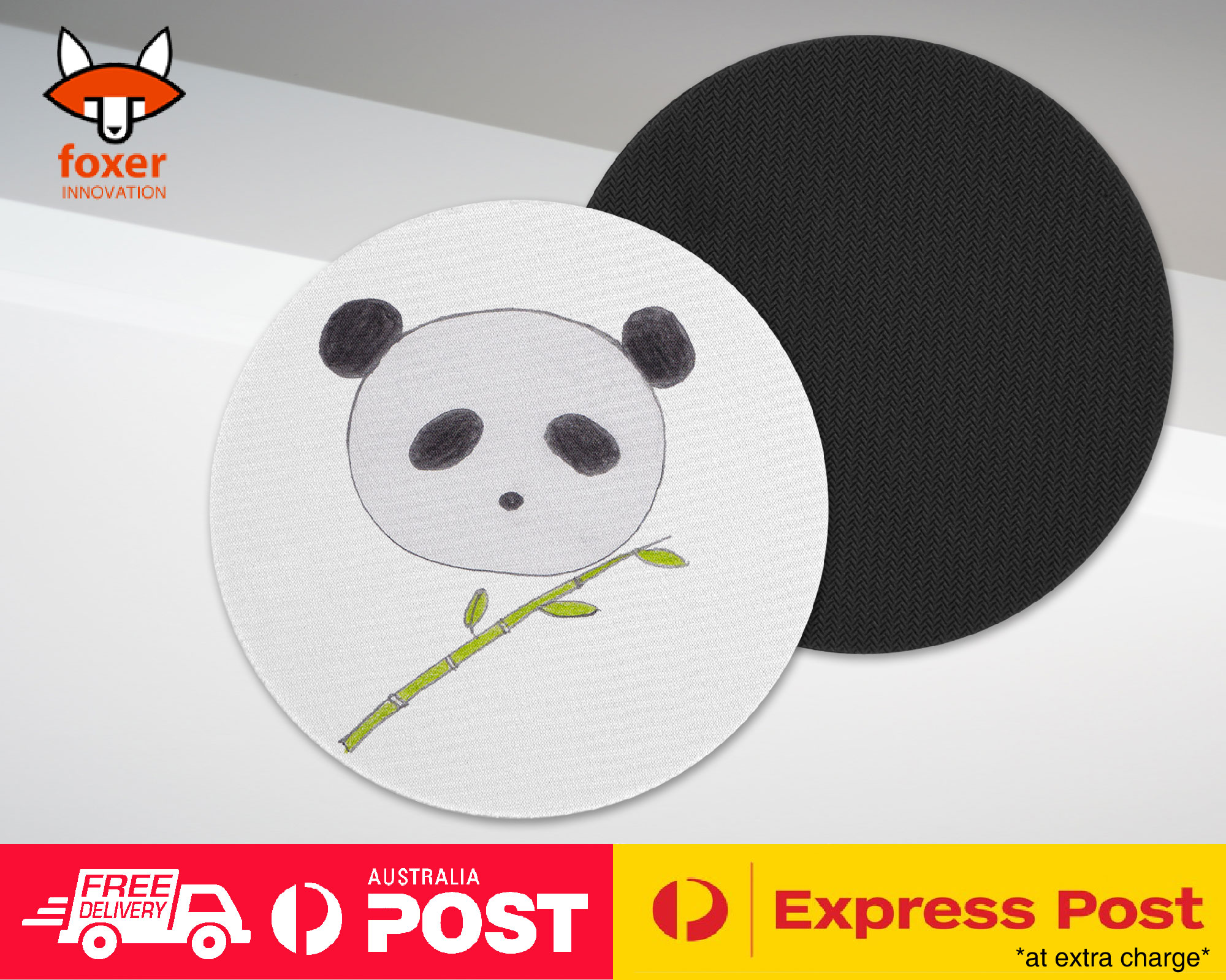 COASTER COFFEE DRINKING MAT|CUTE PANDA SKETCH ART DRAWING