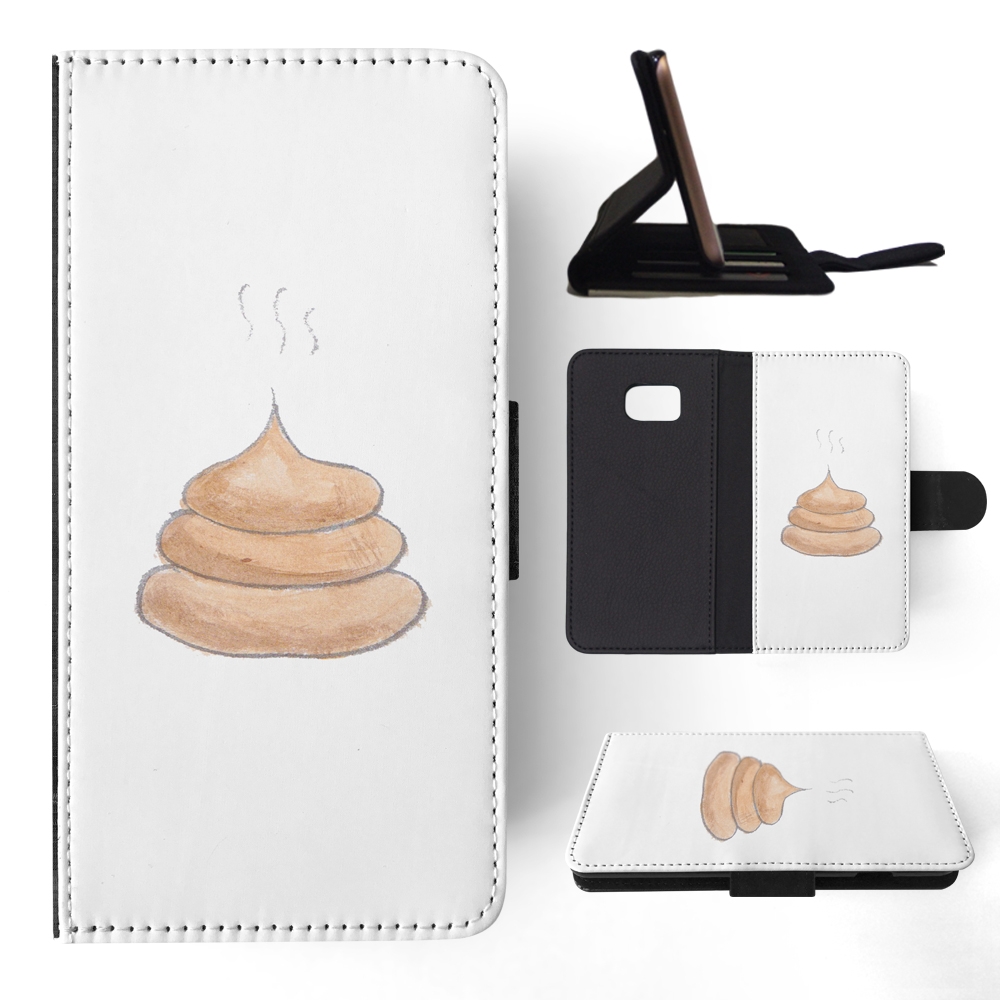 FLIP CASE FOR SAMSUNG GALAXY|CUTE DOG POO SKETCH ART DRAWING - Picture 111 of 120