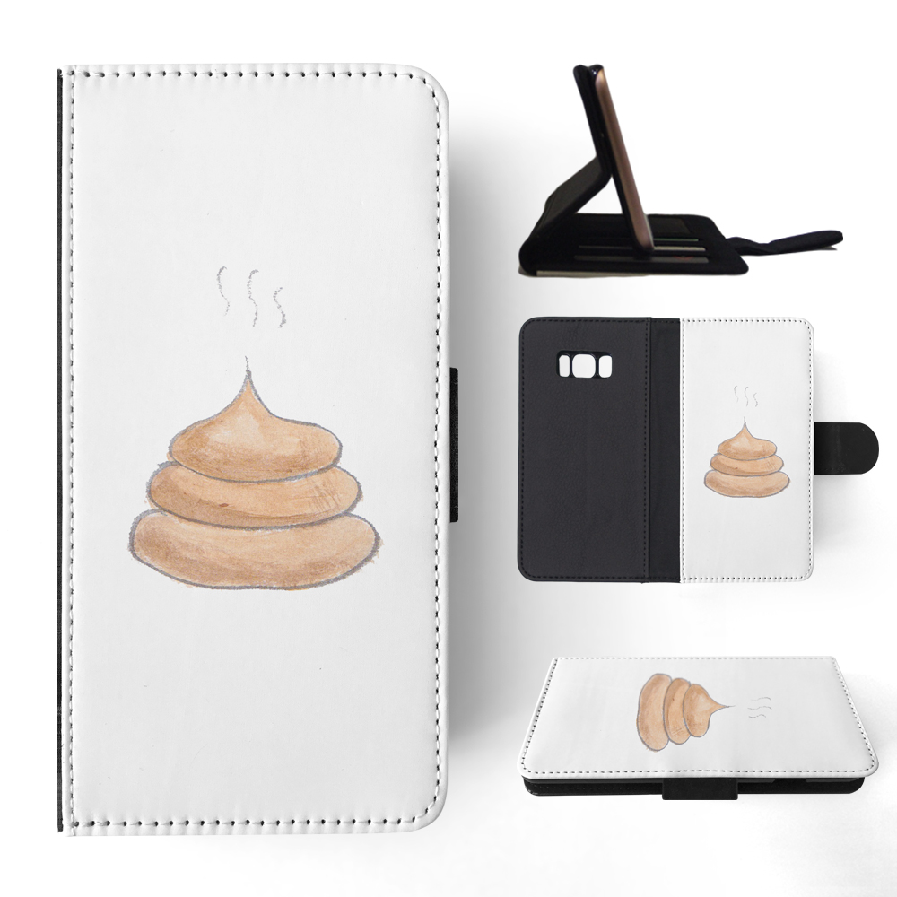 FLIP CASE FOR SAMSUNG GALAXY|CUTE DOG POO SKETCH ART DRAWING - Picture 106 of 120