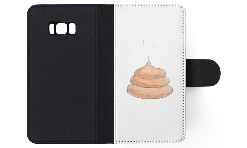 FLIP CASE FOR SAMSUNG GALAXY|CUTE DOG POO SKETCH ART DRAWING - Picture 104 of 120