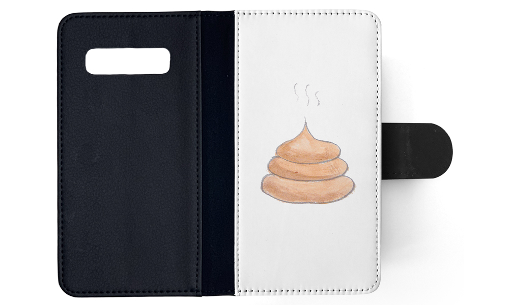 FLIP CASE FOR SAMSUNG GALAXY|CUTE DOG POO SKETCH ART DRAWING - Picture 84 of 120