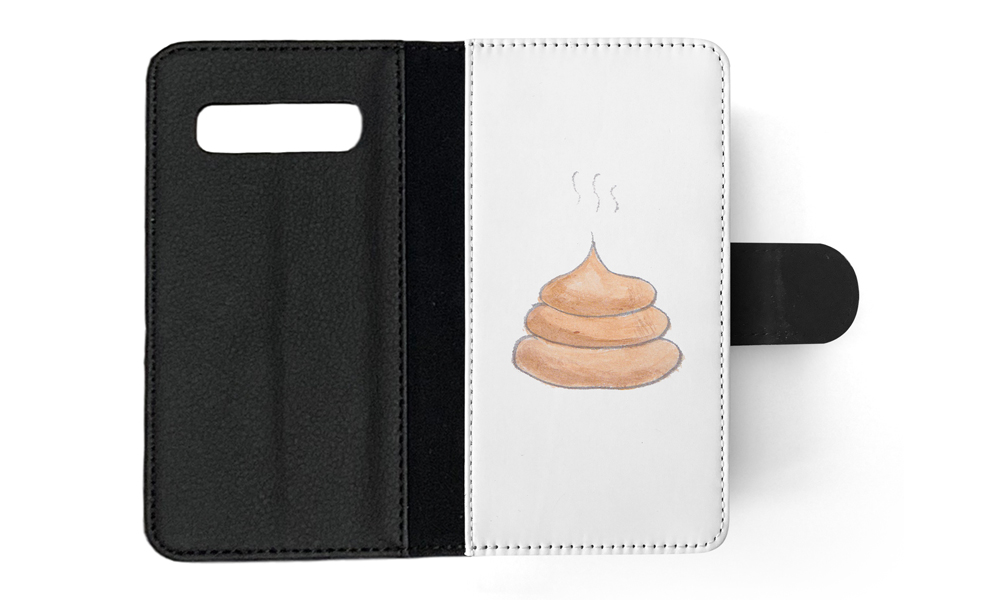 FLIP CASE FOR SAMSUNG GALAXY|CUTE DOG POO SKETCH ART DRAWING - Picture 89 of 120
