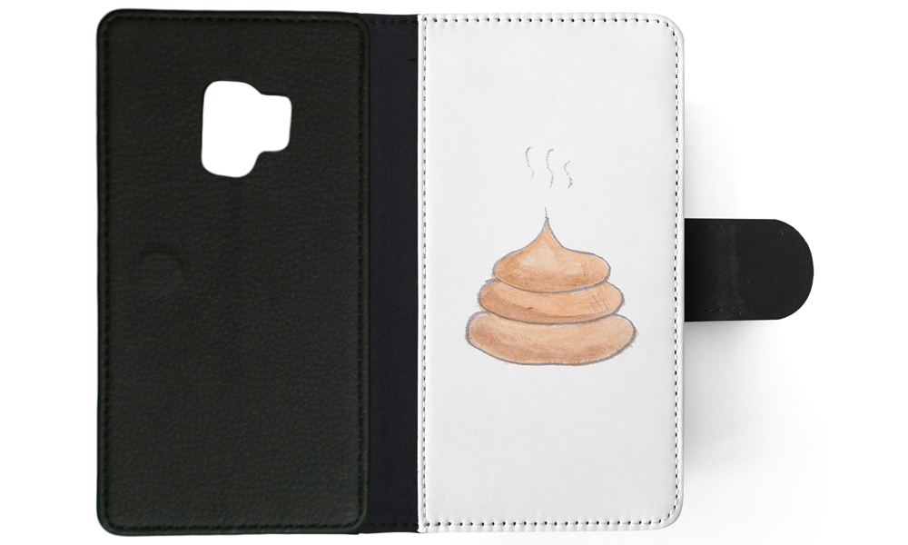 FLIP CASE FOR SAMSUNG GALAXY|CUTE DOG POO SKETCH ART DRAWING - Picture 94 of 120