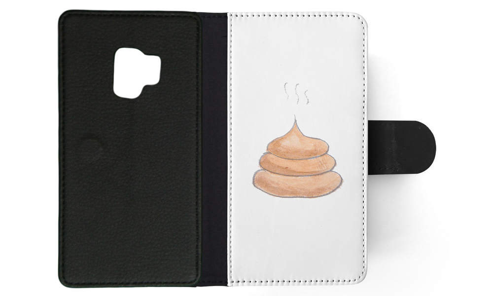 FLIP CASE FOR SAMSUNG GALAXY|CUTE DOG POO SKETCH ART DRAWING - Picture 99 of 120