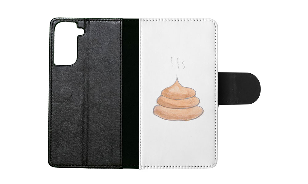 FLIP CASE FOR SAMSUNG GALAXY|CUTE DOG POO SKETCH ART DRAWING - Picture 64 of 120