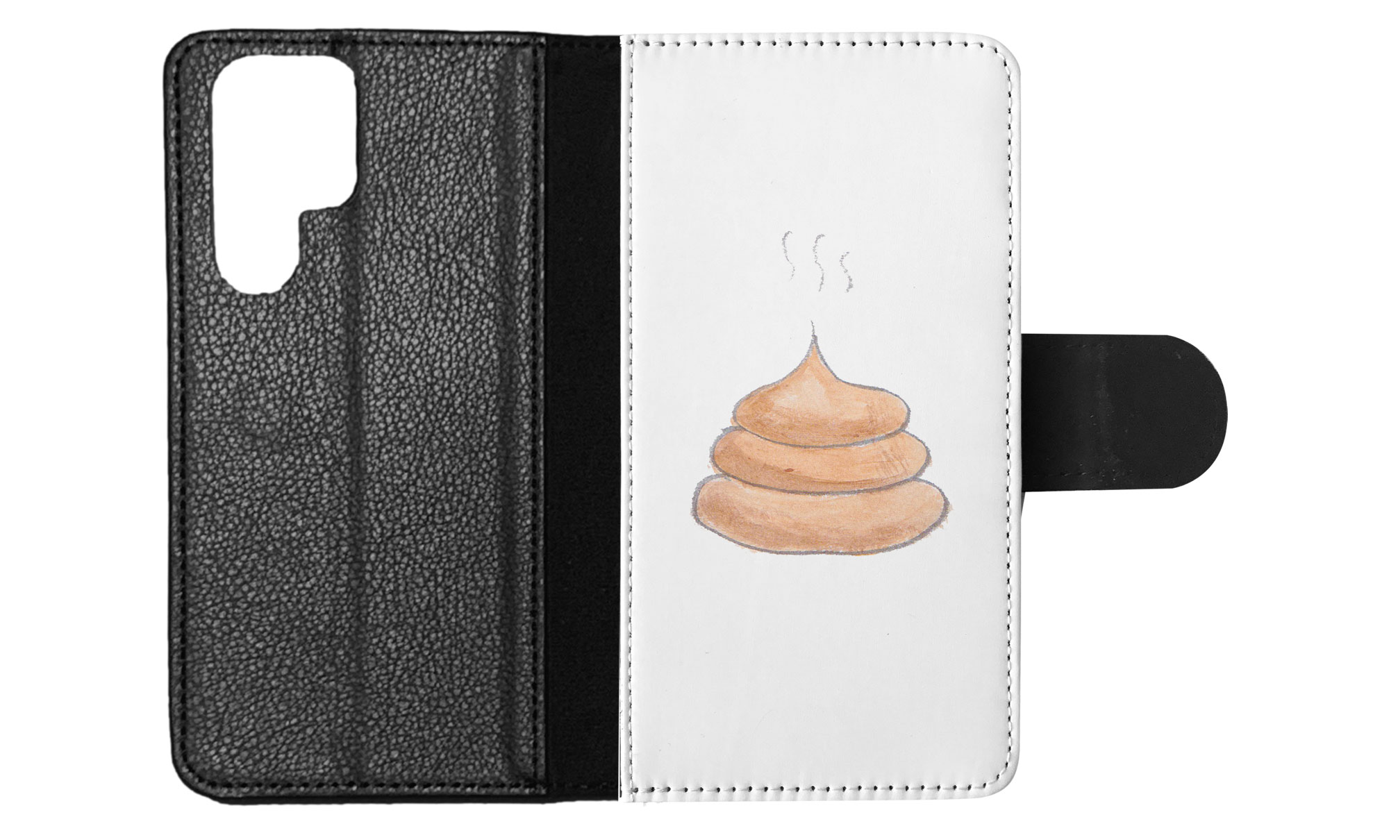 FLIP CASE FOR SAMSUNG GALAXY|CUTE DOG POO SKETCH ART DRAWING - Picture 39 of 120