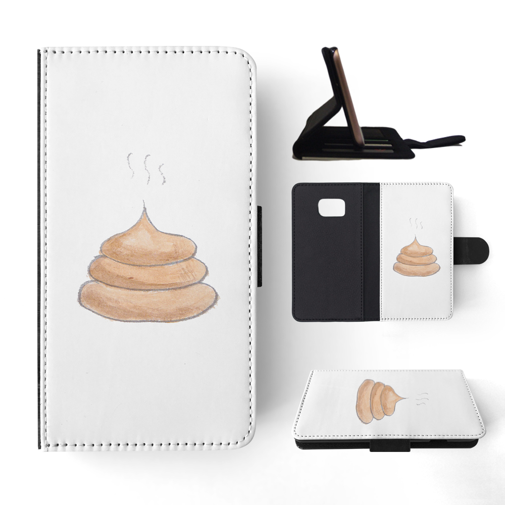 FLIP CASE FOR SAMSUNG GALAXY|CUTE DOG POO SKETCH ART DRAWING - Picture 116 of 120