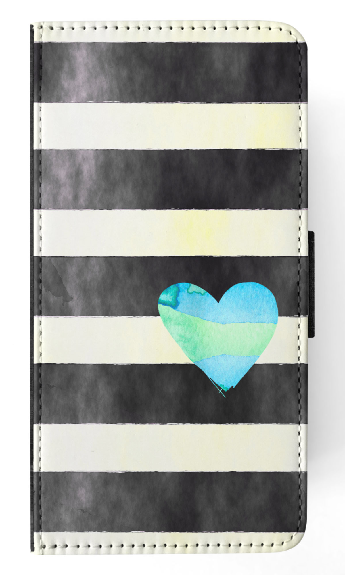 FLIP CASE FOR SAMSUNG GALAXY|STRIPES TEAL HEART PATTERN - Bild 27 von 120