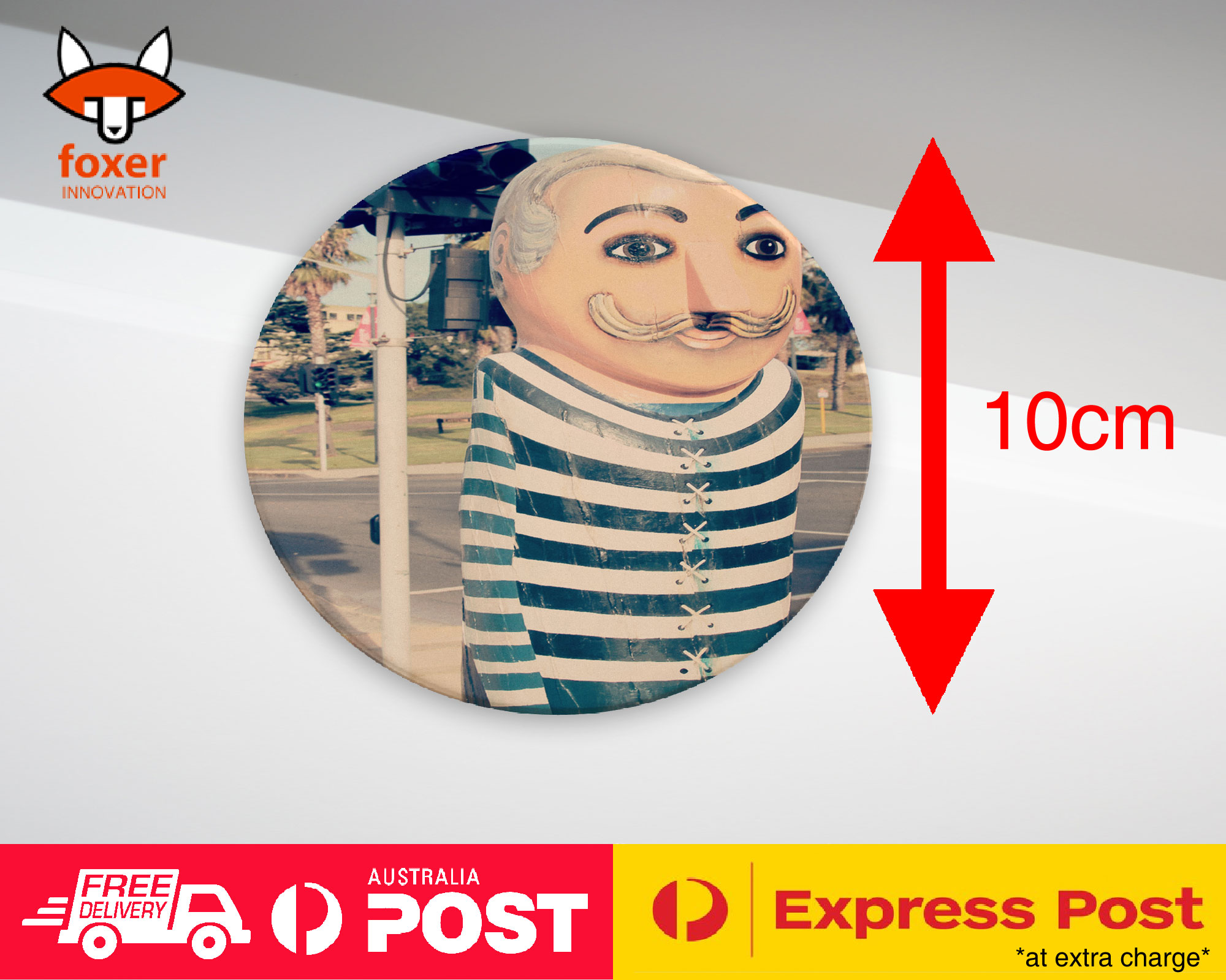 COASTER COFFEE DRINKING MAT|GEELONG CLOWN HARD