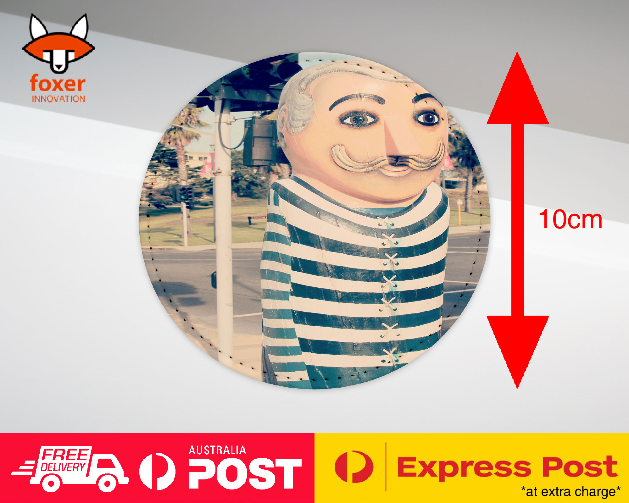 COASTER COFFEE DRINKING MAT|GEELONG CLOWN HARD