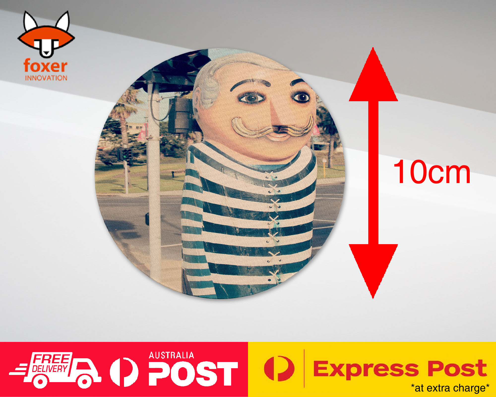 COASTER COFFEE DRINKING MAT|GEELONG CLOWN HARD