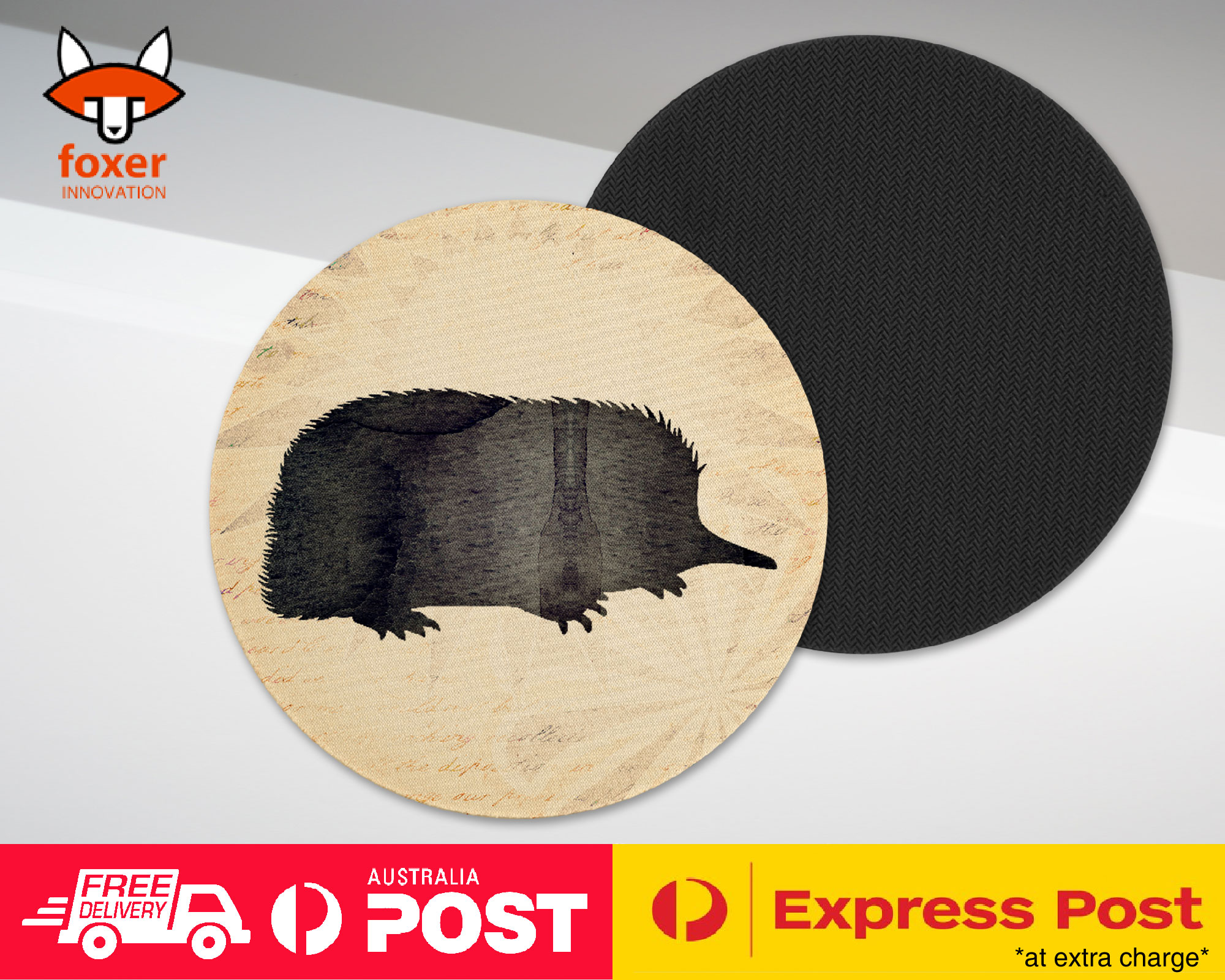 COASTER COFFEE DRINKING MAT|ECHIDNA AUSTRALIAN ANIMAL