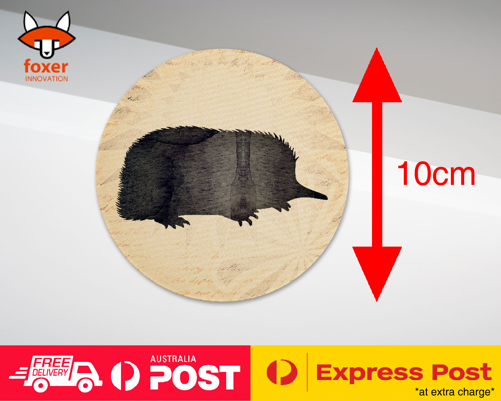 COASTER COFFEE DRINKING MAT|ECHIDNA AUSTRALIAN ANIMAL