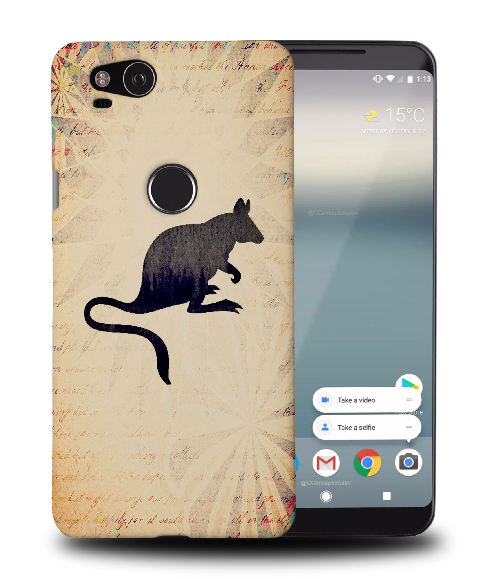 FUNDA PARA GOOGLE PIXEL|WALLABY ANIMAL AUSTRALIANO - Imagen 9 de 11