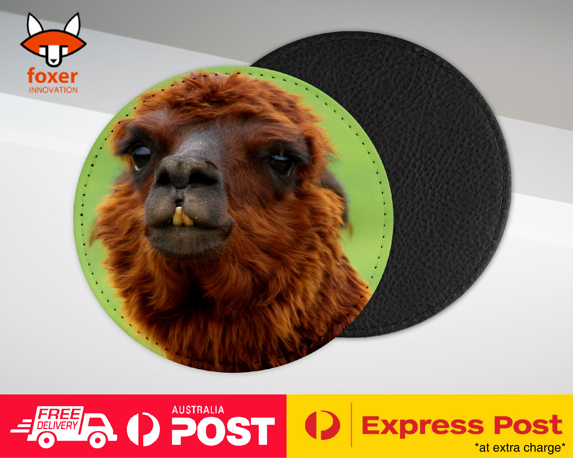 COASTER COFFEE DRINKING MAT|ALPACA LLAMA ANIMAL