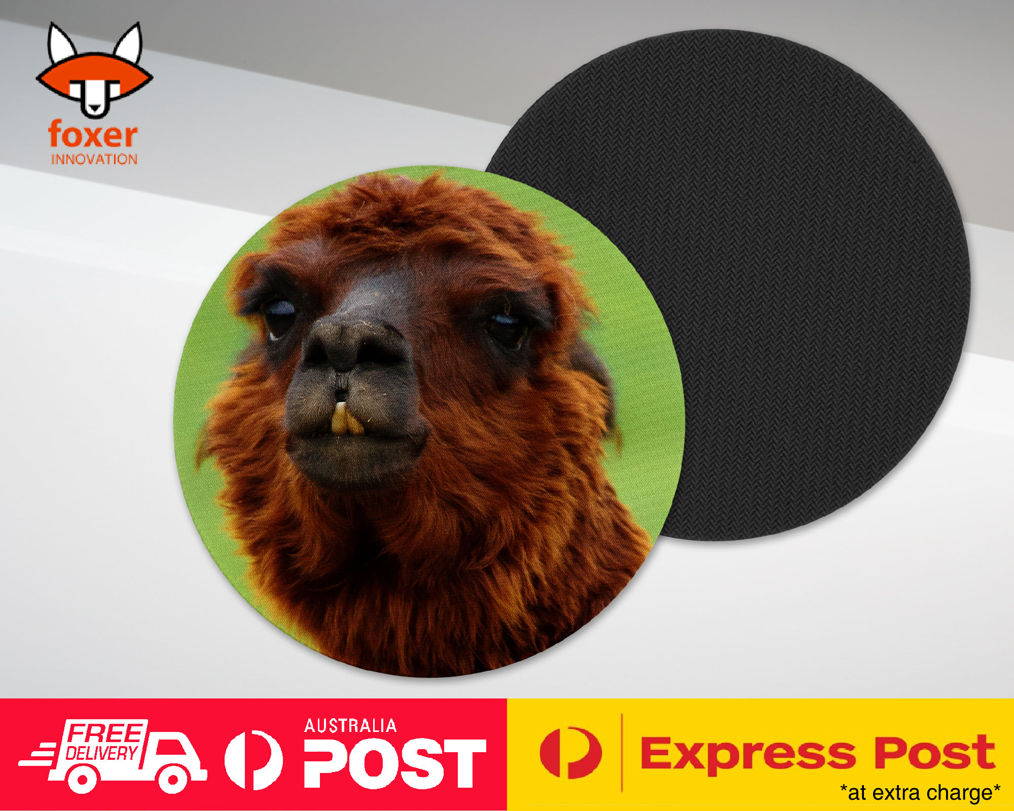 COASTER COFFEE DRINKING MAT|ALPACA LLAMA ANIMAL