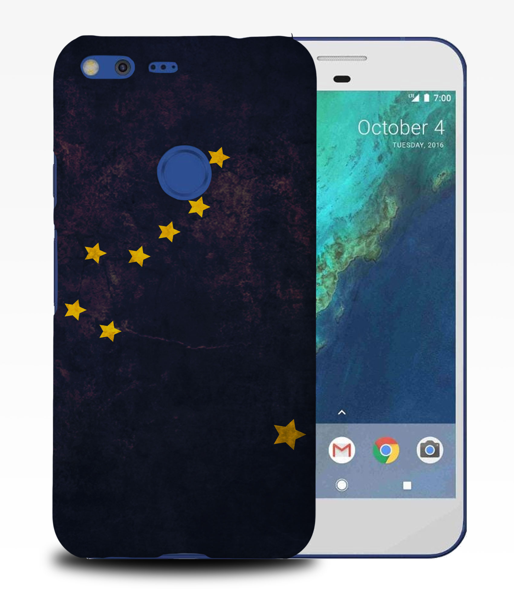 CASE COVER FOR GOOGLE PIXEL|ALASKA US AMERICAN STATE FLAG - 第 10/11 張圖片