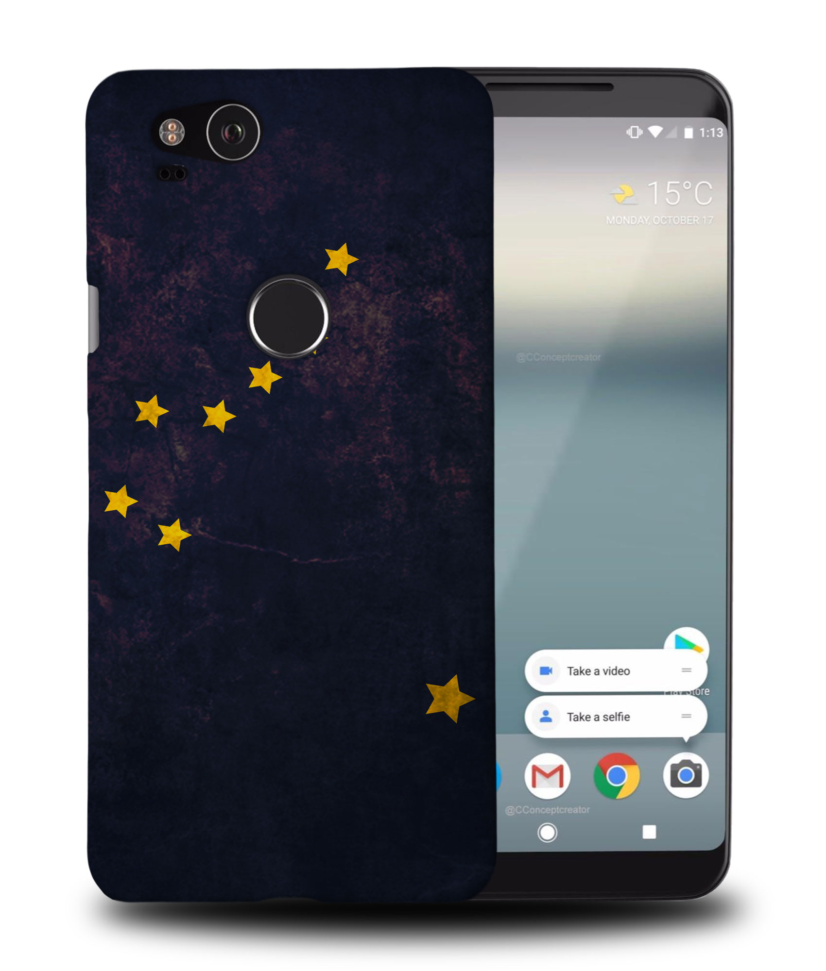 CASE COVER FOR GOOGLE PIXEL|ALASKA US AMERICAN STATE FLAG - 第 9/11 張圖片