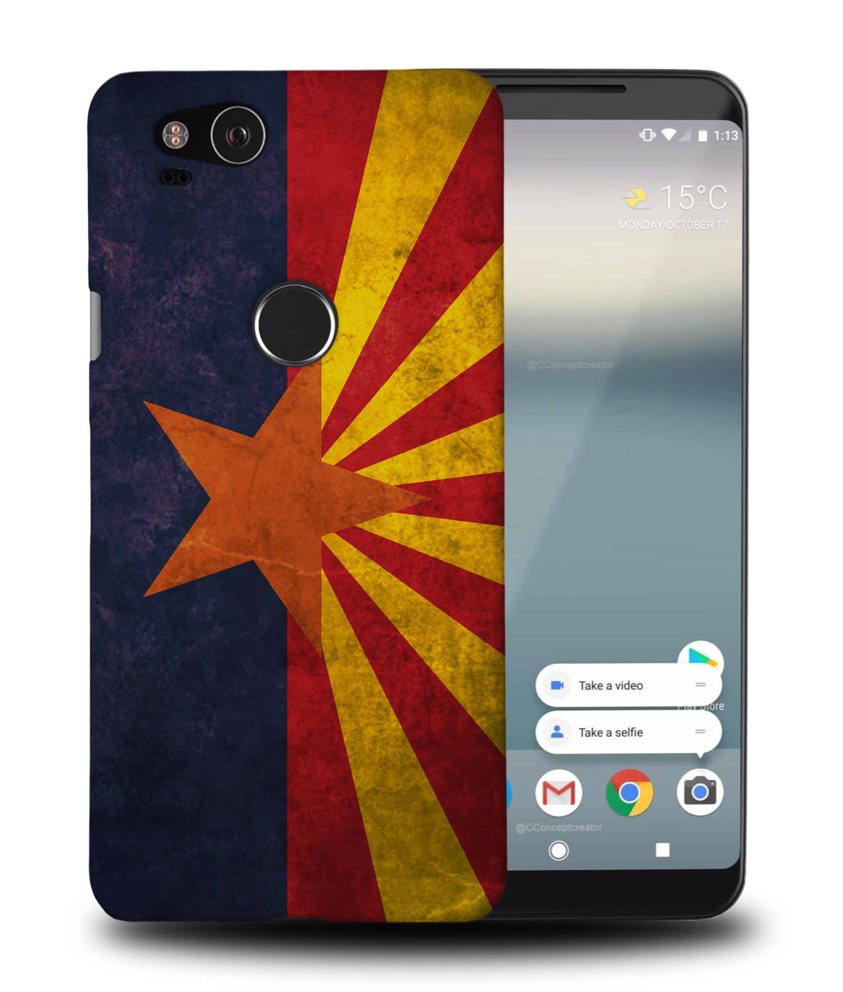 CASE COVER FOR GOOGLE PIXEL|ARIZONA US AMERICAN STATE FLAG - Picture 9 of 11