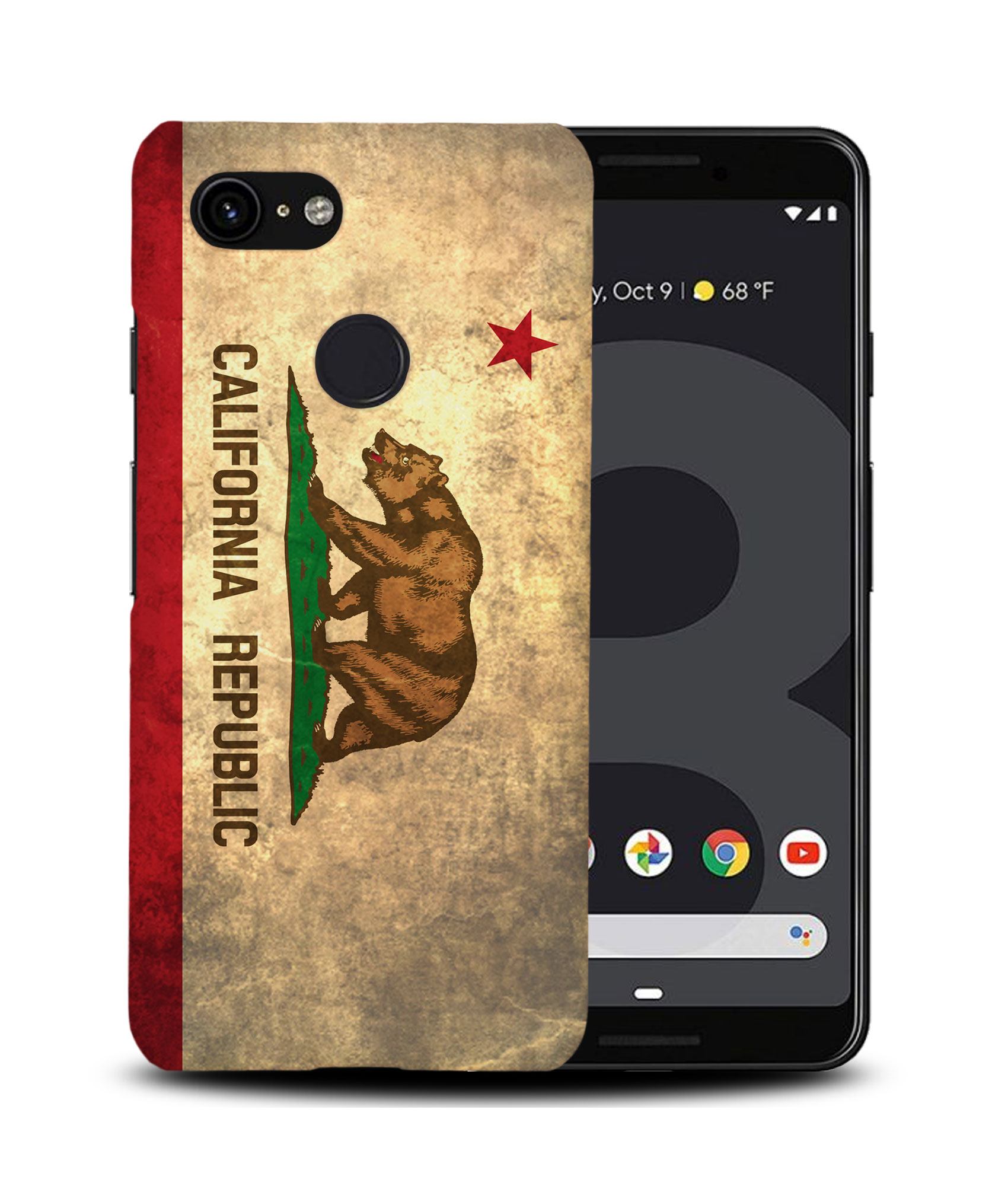 FUNDA FUNDA PARA GOOGLE PIXEL|CALIFORNIA BANDERA DEL ESTADO AMERICANO - Imagen 7 de 11