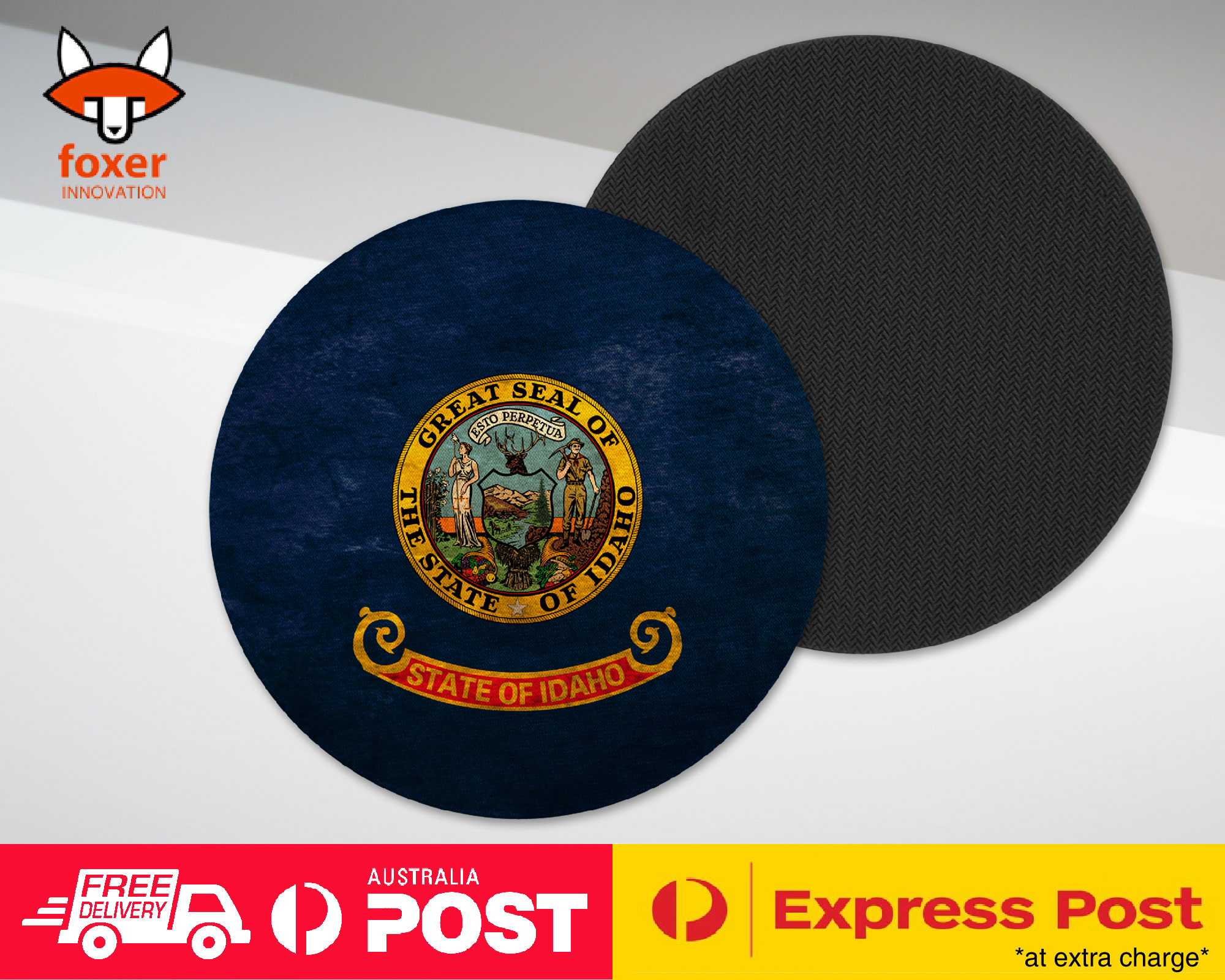 COASTER COFFEE DRINKING MAT|IDAHO US AMERICAN STATE FLAG