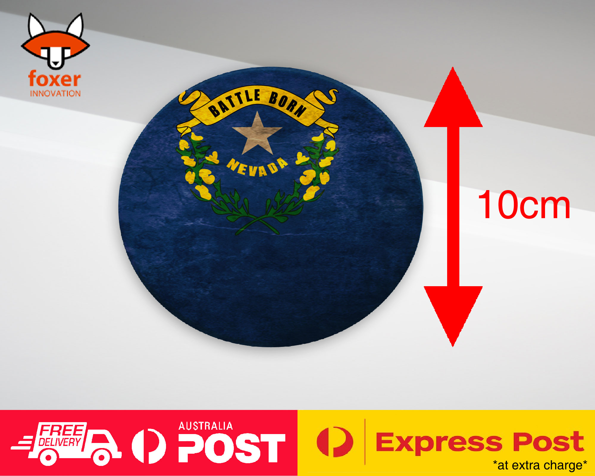 COASTER COFFEE DRINKING MAT|NEVADA US AMERICAN STATE FLAG