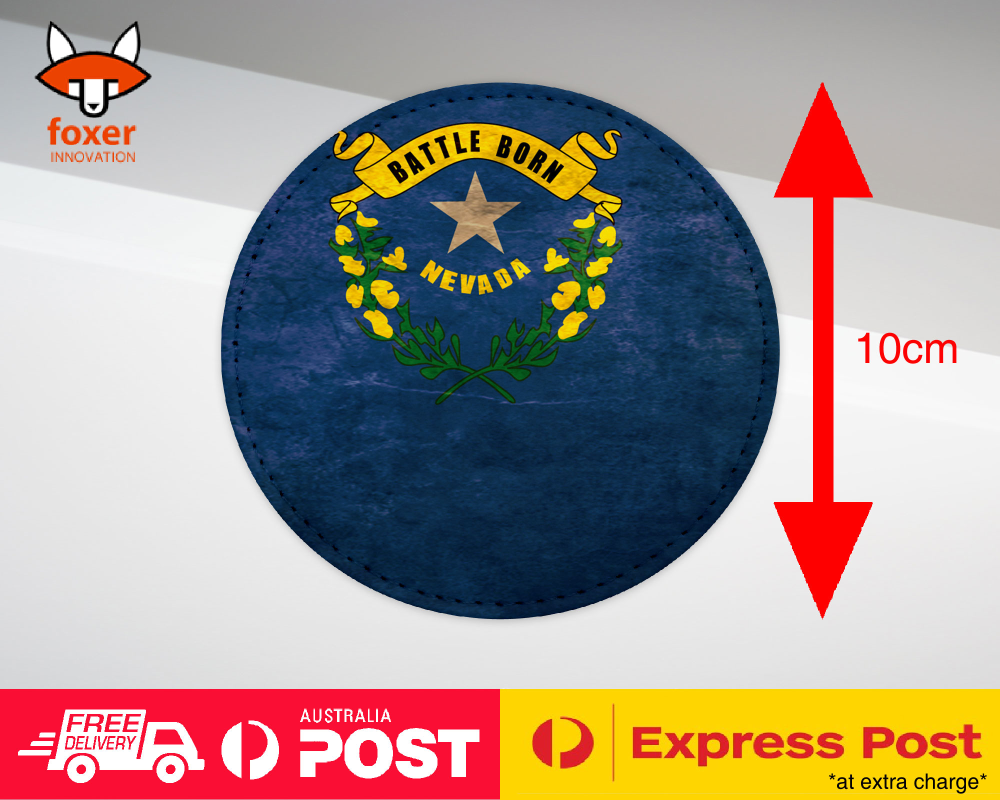 COASTER COFFEE DRINKING MAT|NEVADA US AMERICAN STATE FLAG