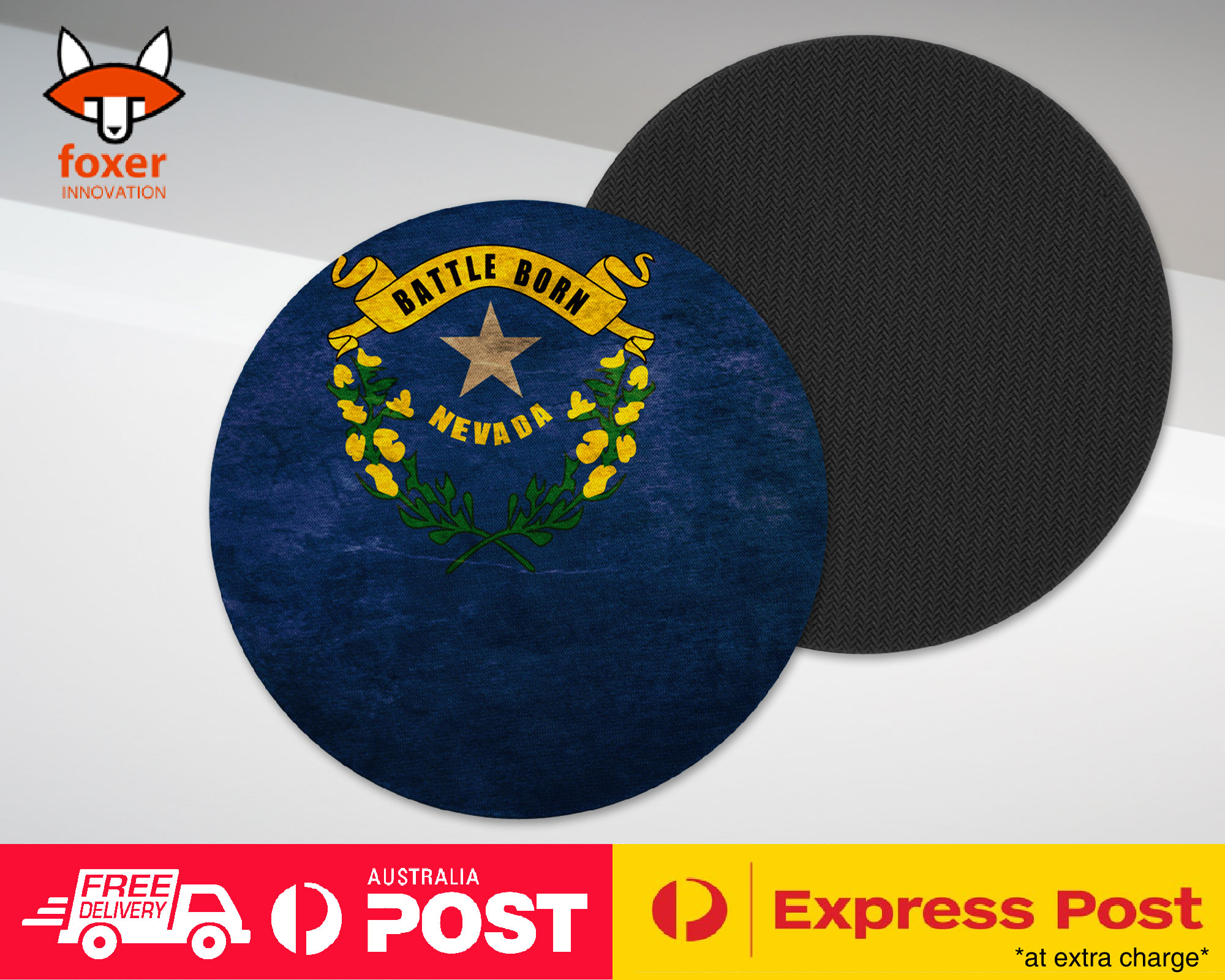 COASTER COFFEE DRINKING MAT|NEVADA US AMERICAN STATE FLAG