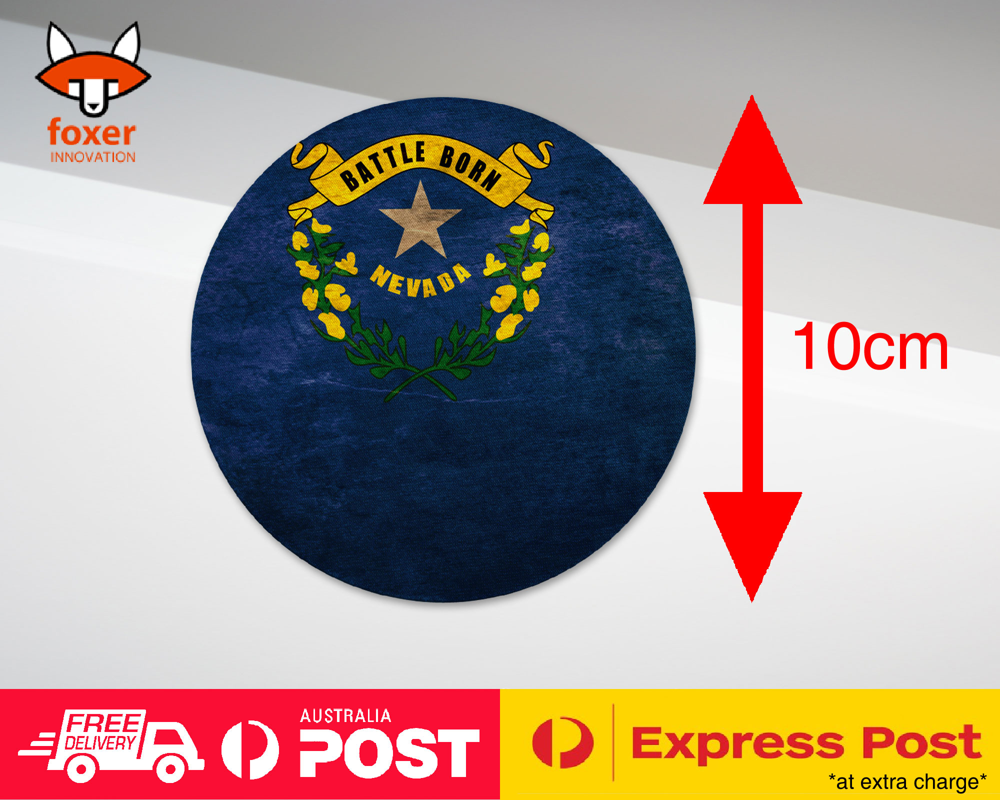 COASTER COFFEE DRINKING MAT|NEVADA US AMERICAN STATE FLAG