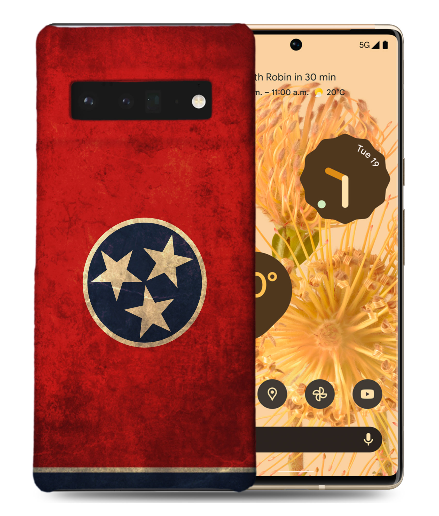 CASE COVER FOR GOOGLE PIXEL|TENNESSEE US AMERICAN STATE FLAG - Foto 2 di 11