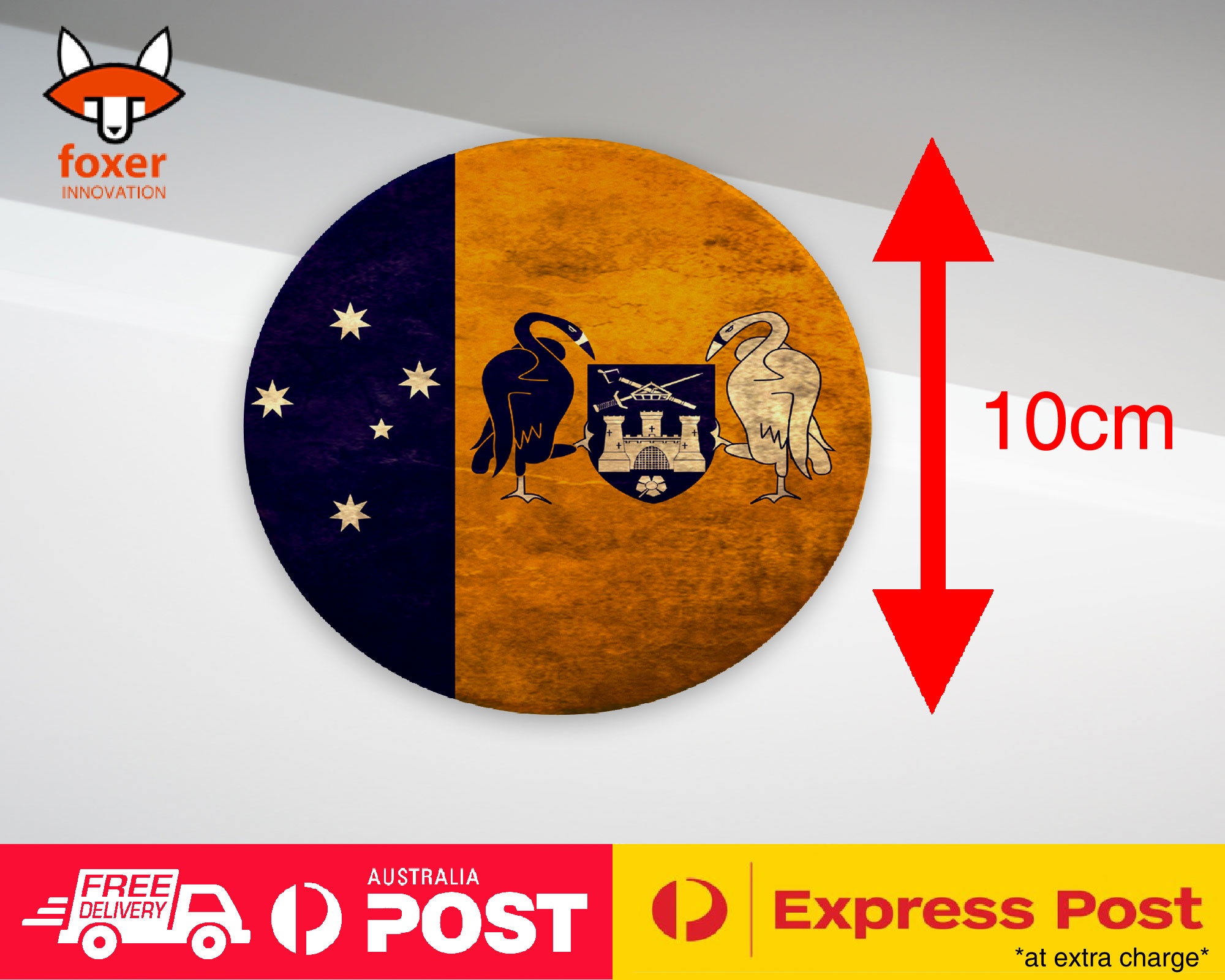 COASTER COFFEE DRINKING MAT|ACT AUSTRALIAN STATE FLAG