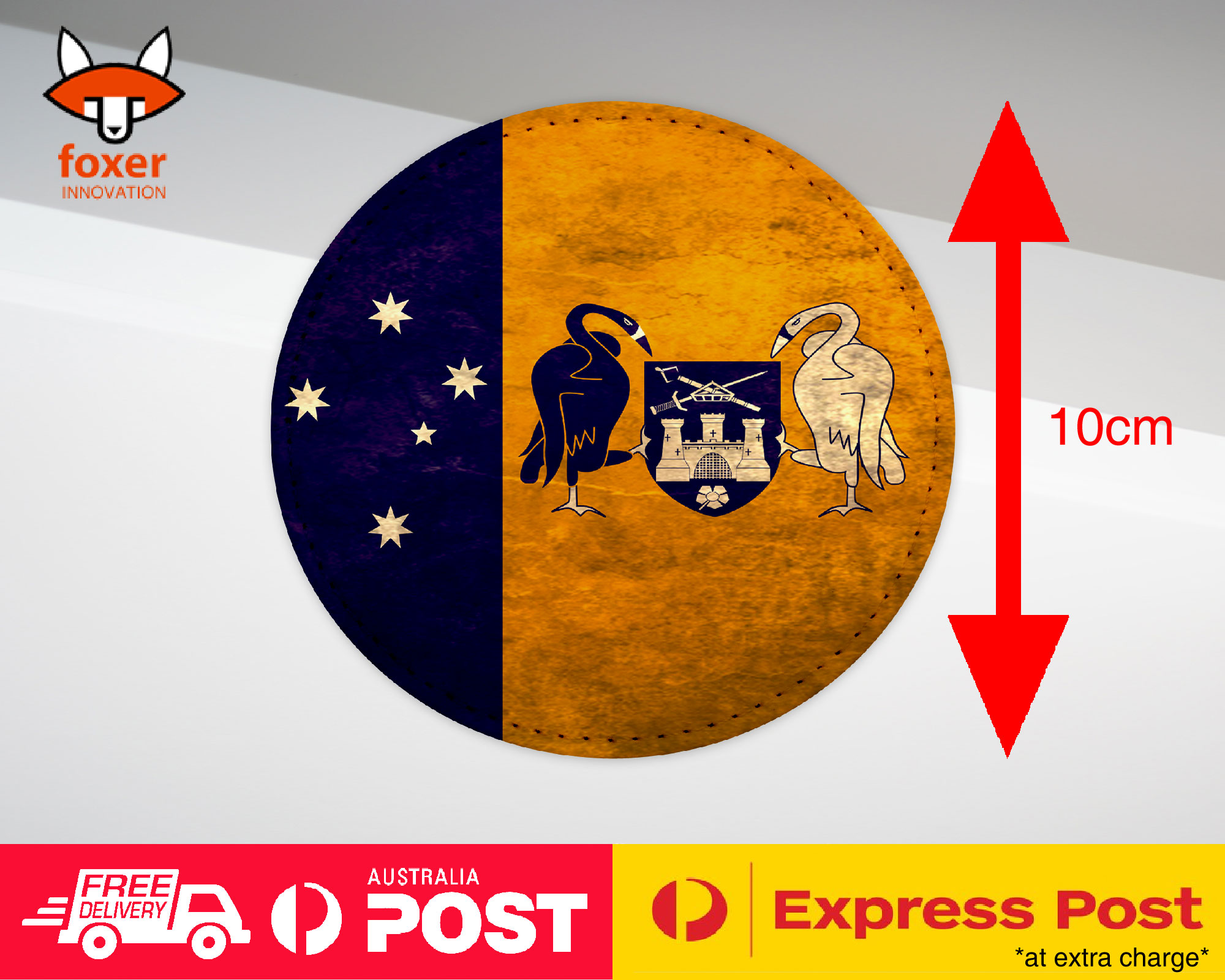COASTER COFFEE DRINKING MAT|ACT AUSTRALIAN STATE FLAG