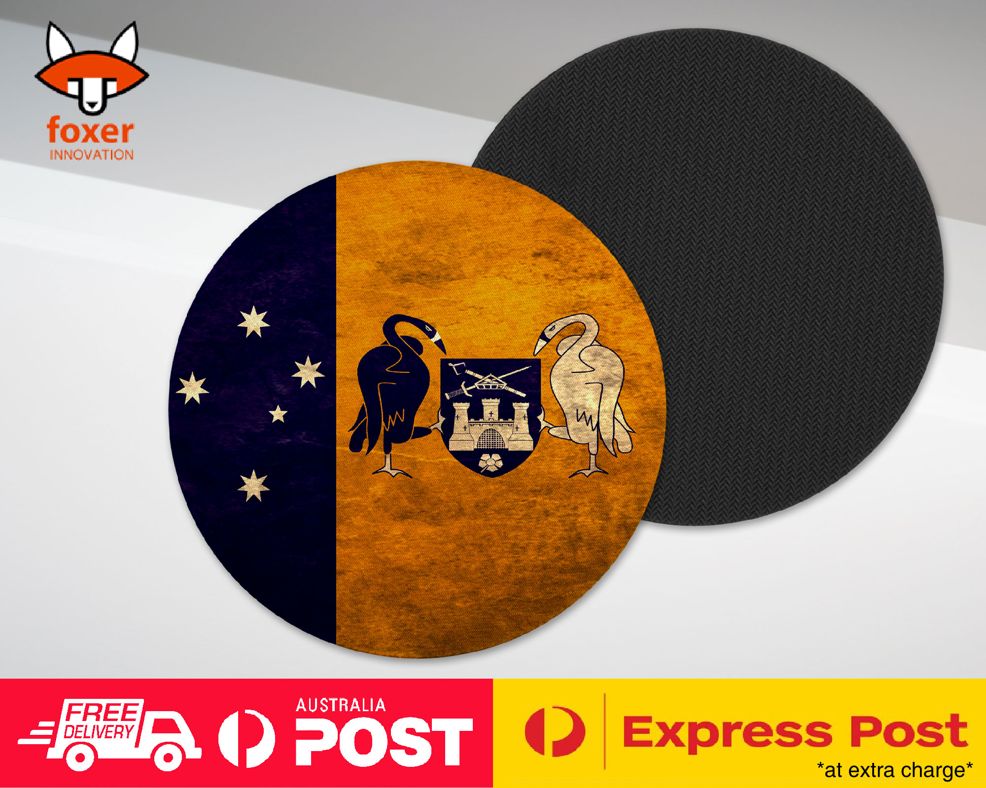 COASTER COFFEE DRINKING MAT|ACT AUSTRALIAN STATE FLAG