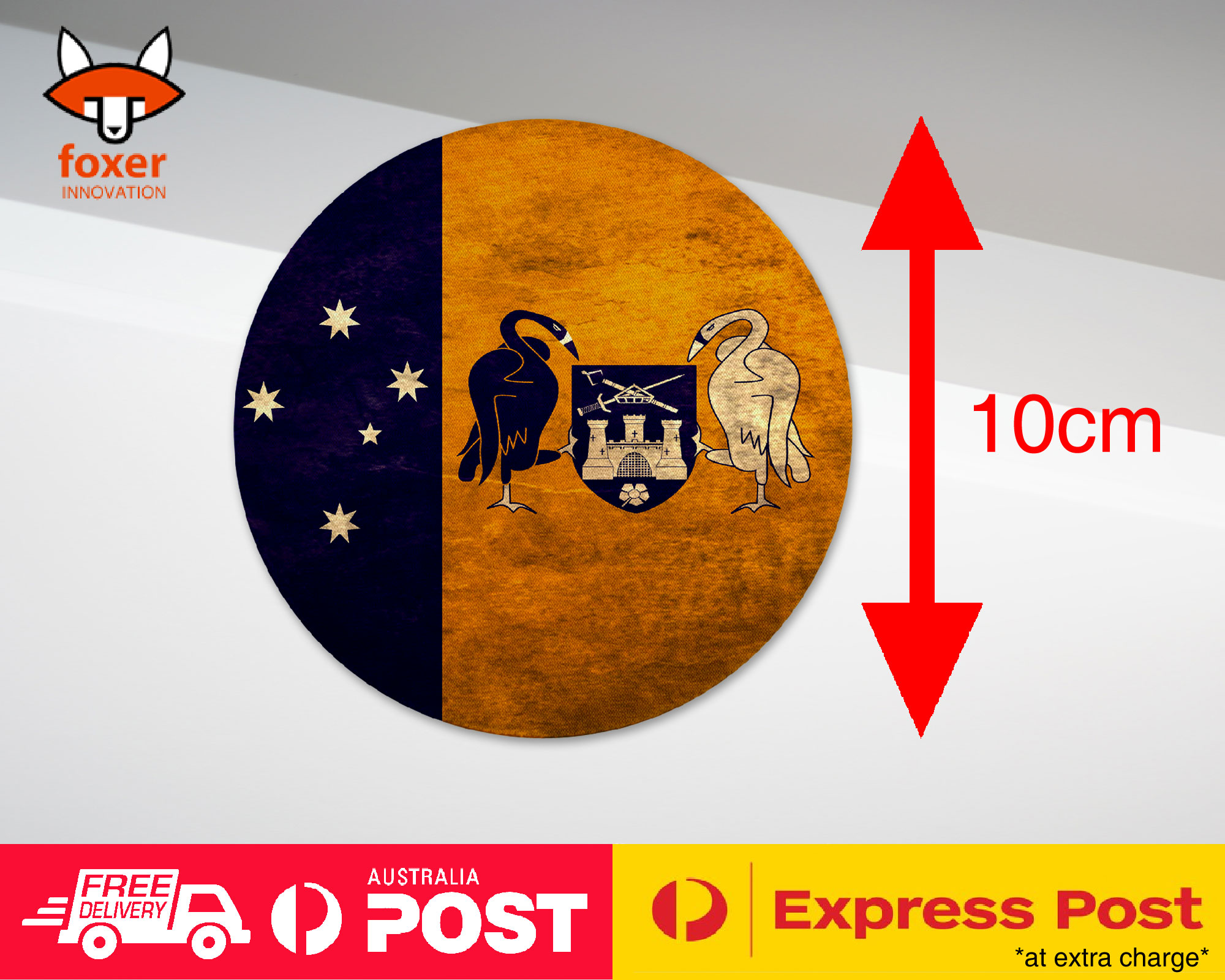 COASTER COFFEE DRINKING MAT|ACT AUSTRALIAN STATE FLAG