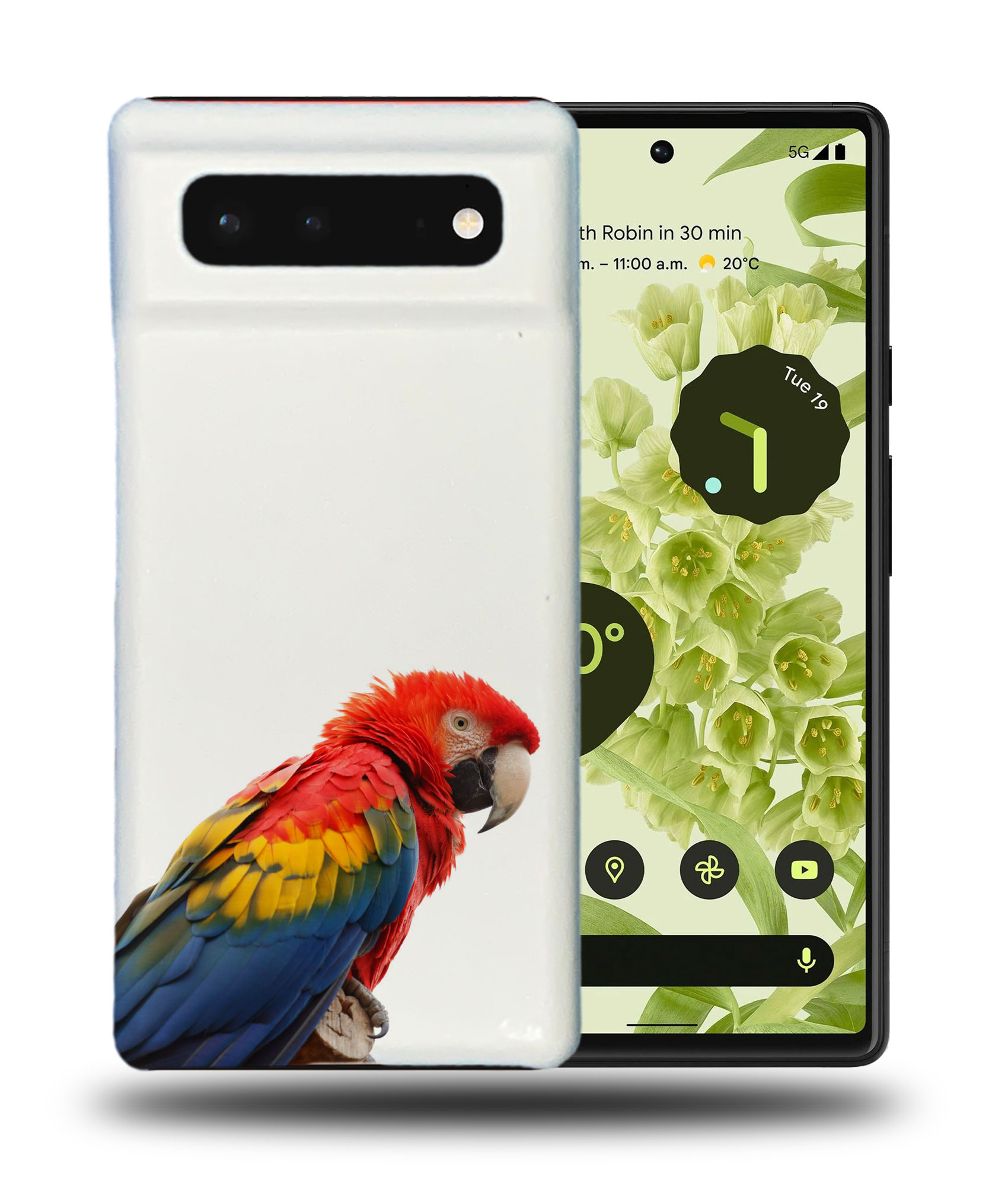 CASE COVER FOR GOOGLE PIXEL|COLORFUL BIRD PARROT - 第 3/11 張圖片