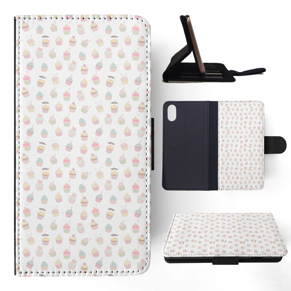 FLIP CASE FOR APPLE IPHONE|CUPCAKE PATTERN - Foto 114 di 193