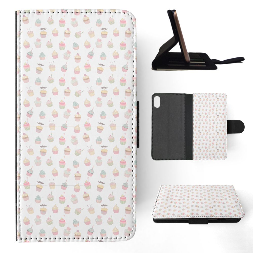 FLIP CASE FOR APPLE IPHONE|CUPCAKE PATTERN - Foto 109 di 193